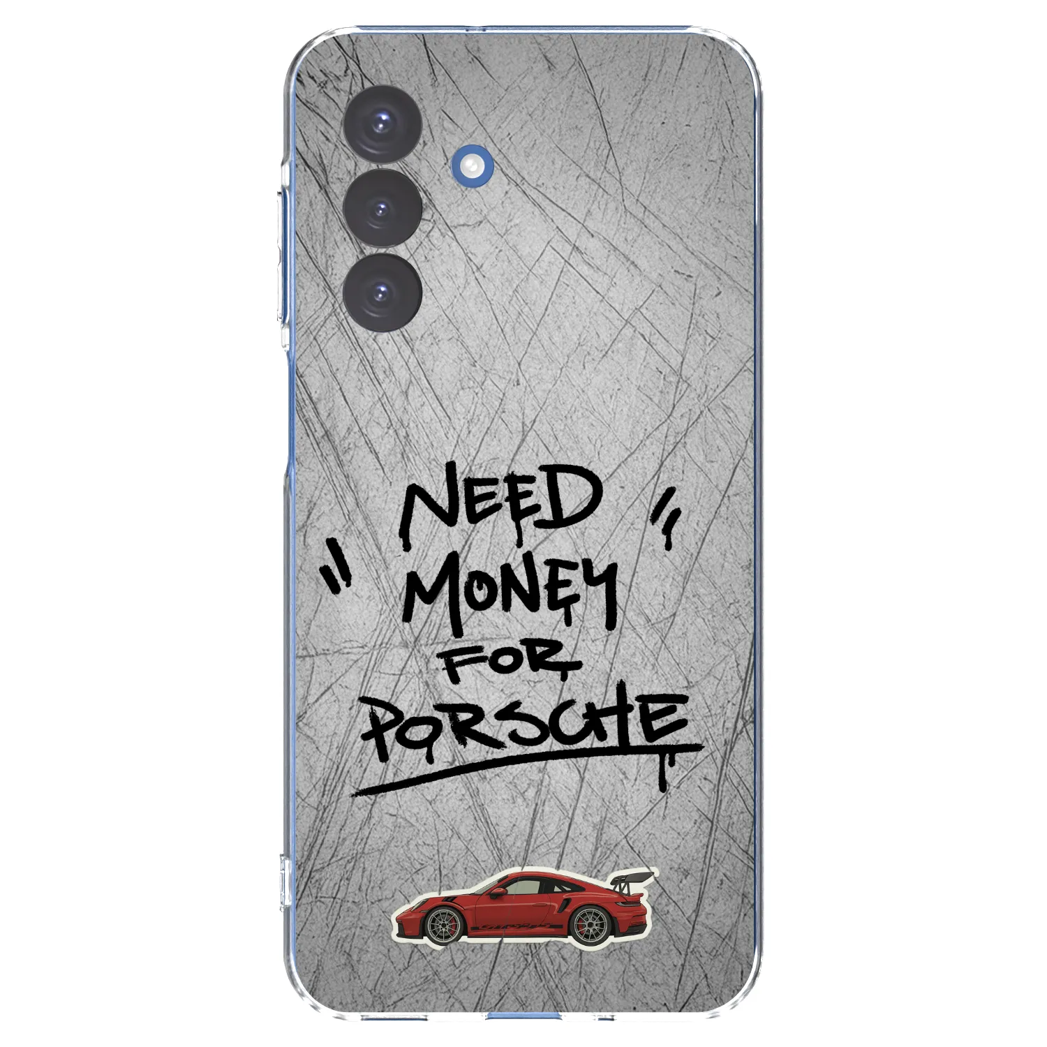 Picasee átlátszó szilikon tok az alábbi mobiltelefonokra Samsung Galaxy A17 5G - Grey Drift