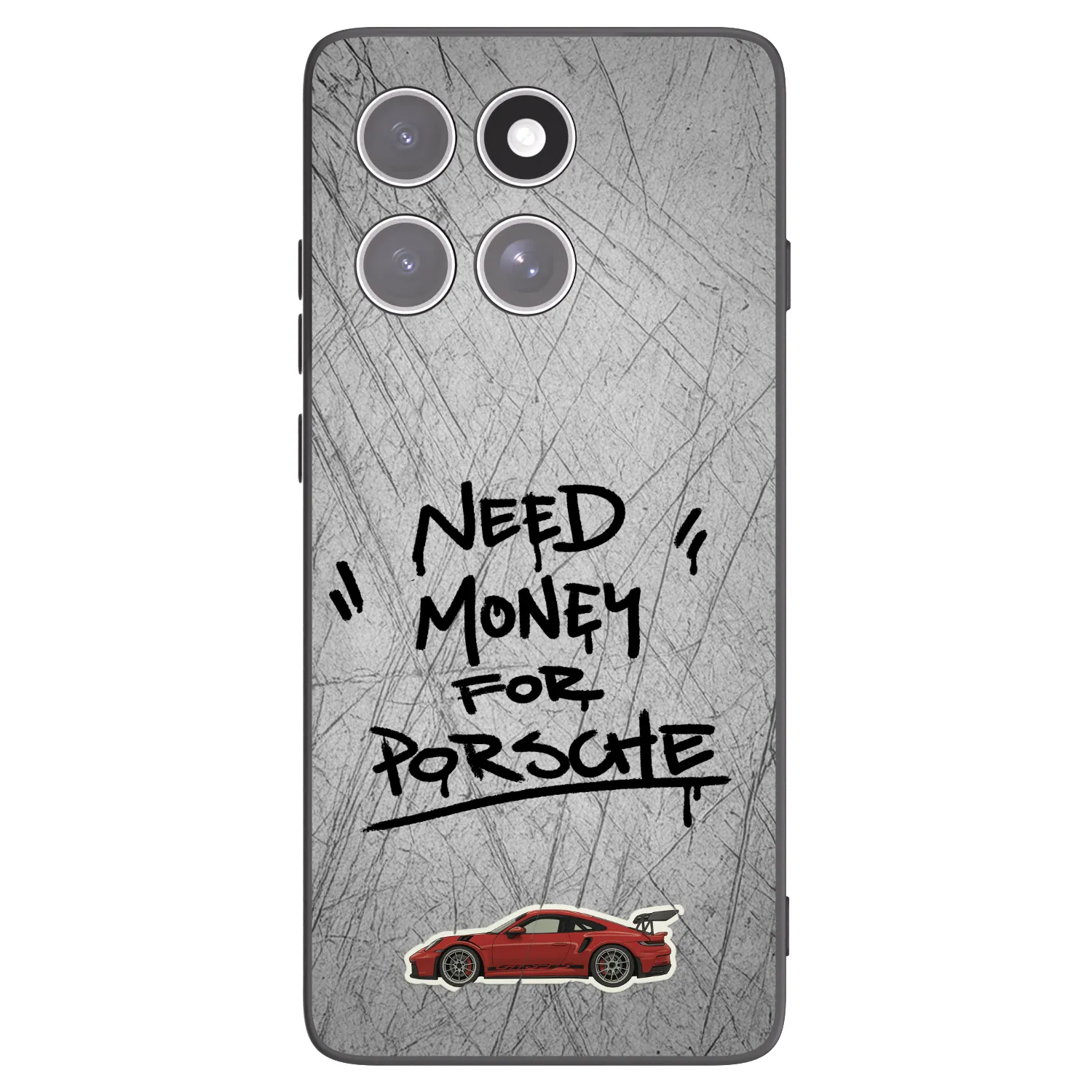 Picasee fekete szilikon tok az alábbi mobiltelefonokra Motorola Edge 60 Fusion - Grey Drift