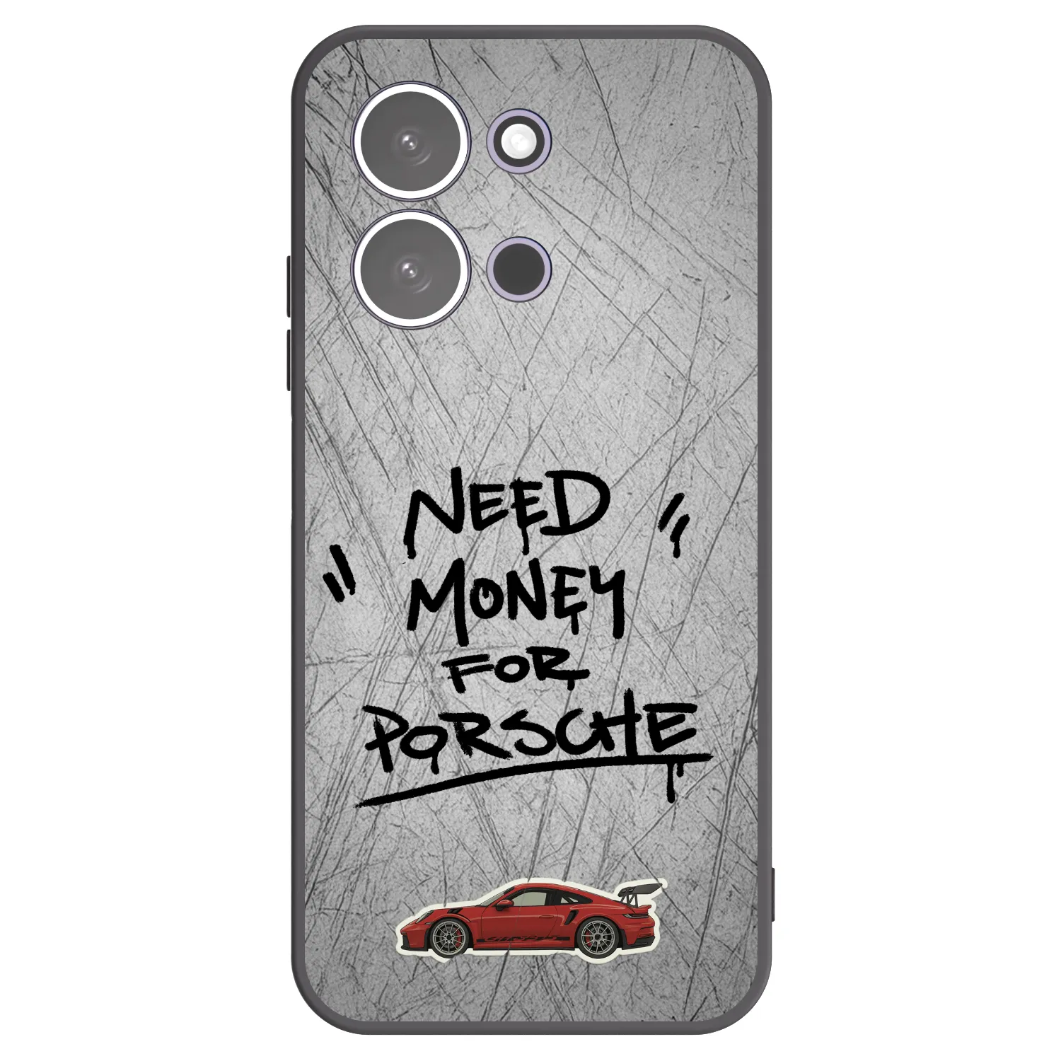 Picasee fekete szilikon tok az alábbi mobiltelefonokra Xiaomi Redmi 15C 5G - Grey Drift