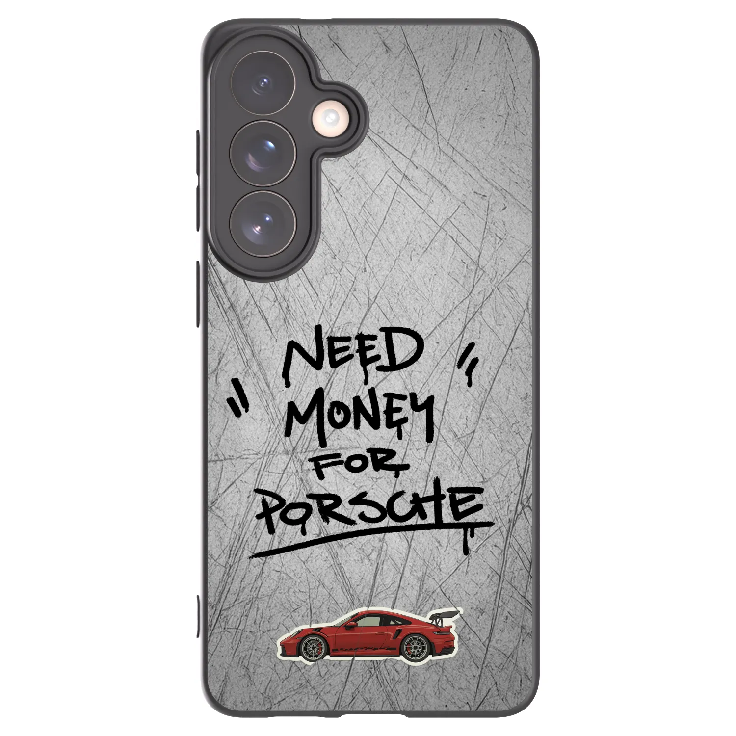 Picasee fekete szilikon tok az alábbi mobiltelefonokra Samsung Galaxy S26+ - Grey Drift