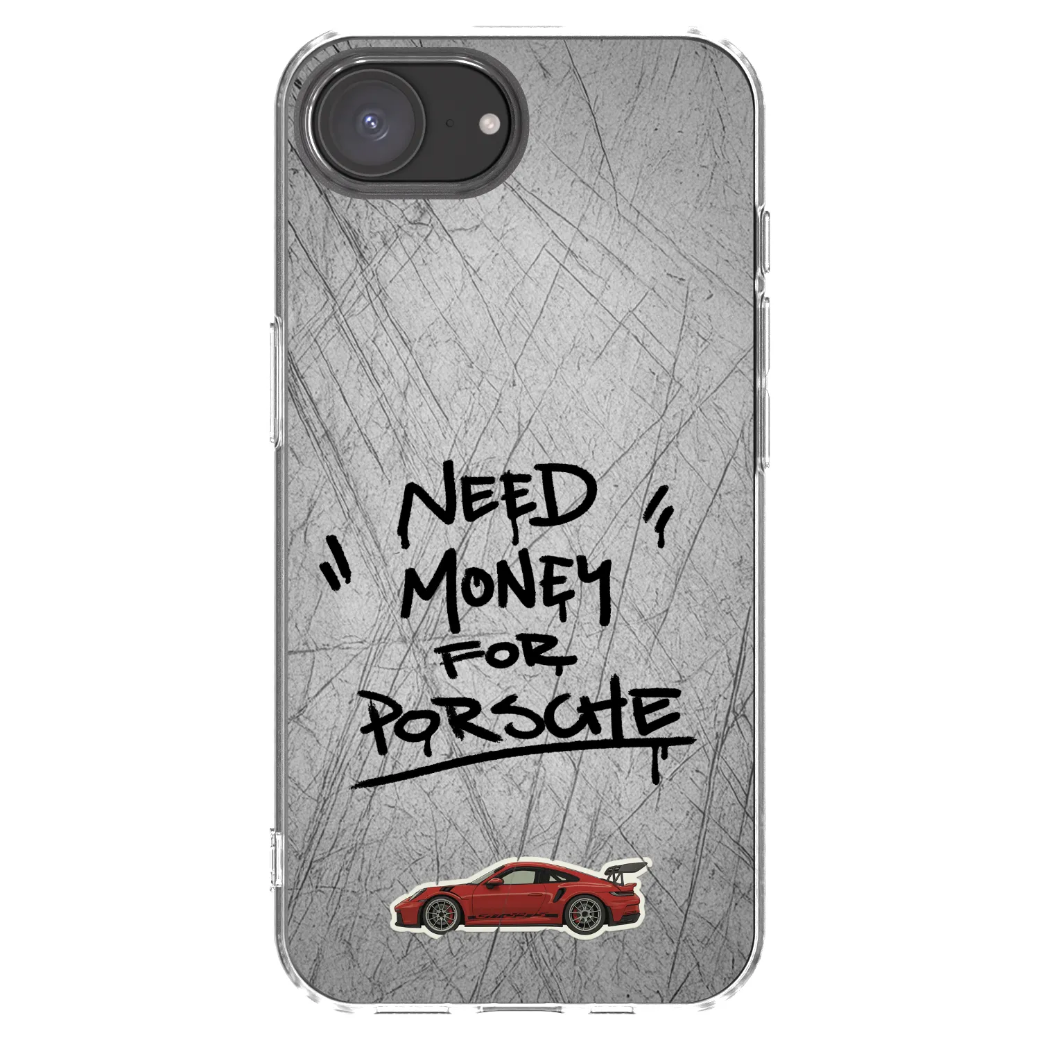 Picasee átlátszó szilikon tok az alábbi mobiltelefonokra Apple iPhone 17e - Grey Drift