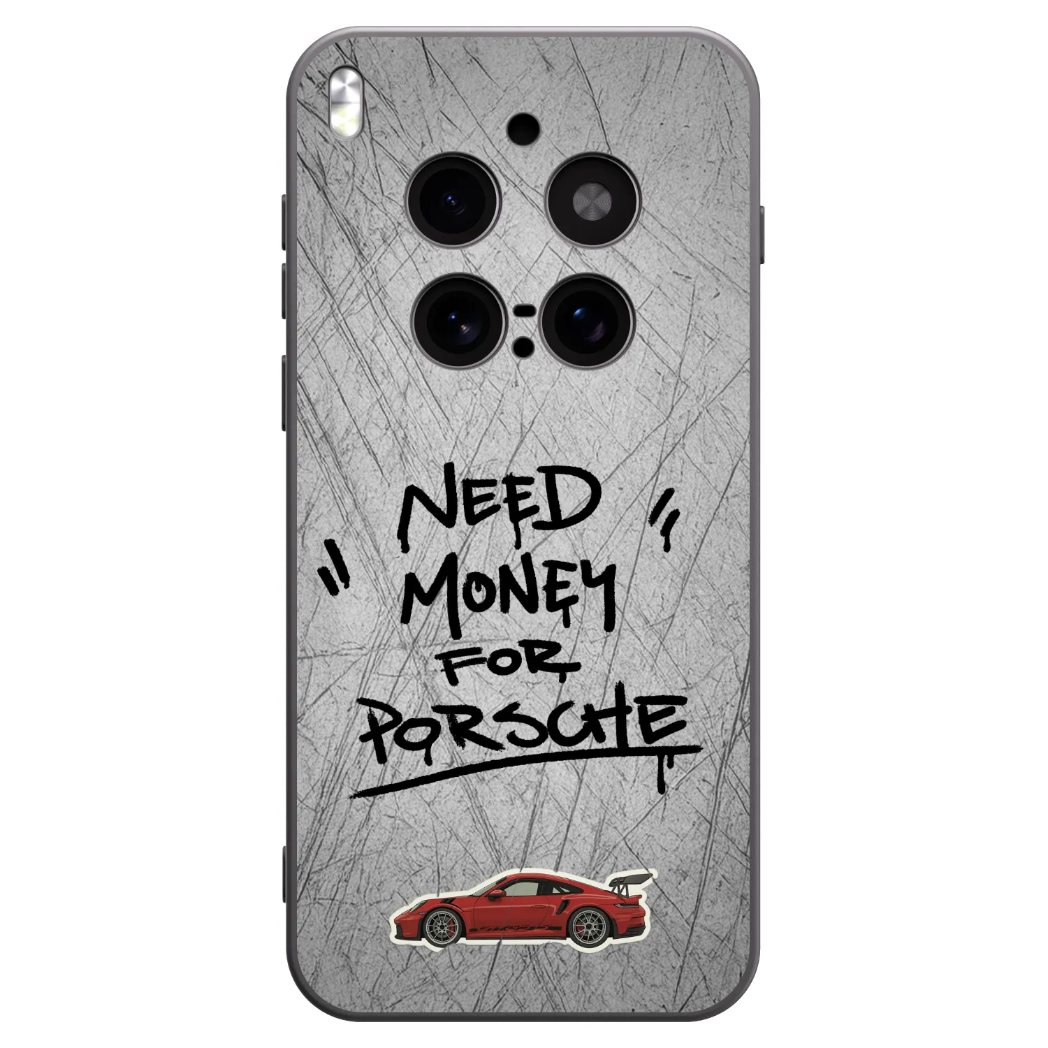 Picasee fekete szilikon tok az alábbi mobiltelefonokra Vivo X300 Pro - Grey Drift