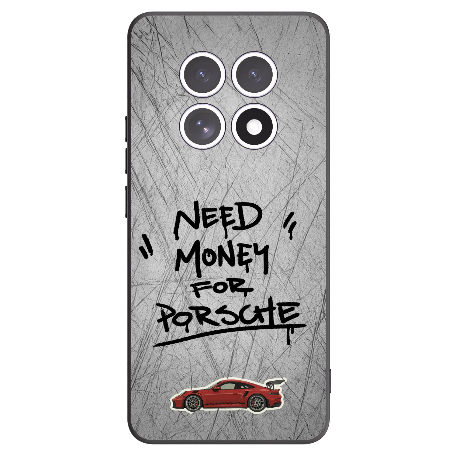 Picasee fekete szilikon tok az alábbi mobiltelefonokra Xiaomi Redmi Note 15 5G - Grey Drift