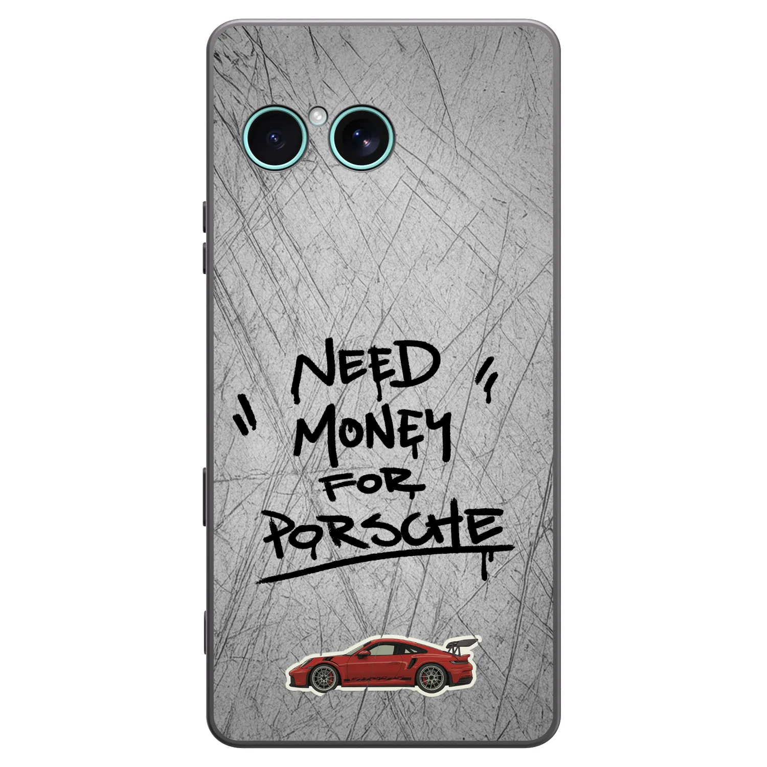 Picasee fekete szilikon tok az alábbi mobiltelefonokra Sony Xperia 10 VII - Grey Drift