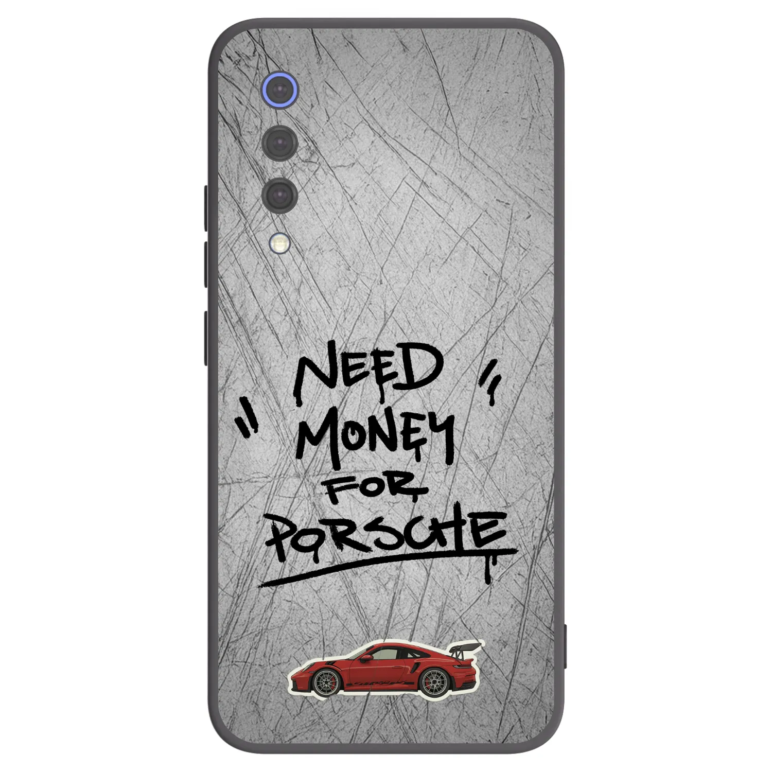 Picasee fekete szilikon tok az alábbi mobiltelefonokra Xiaomi Mi 9 SE - Grey Drift