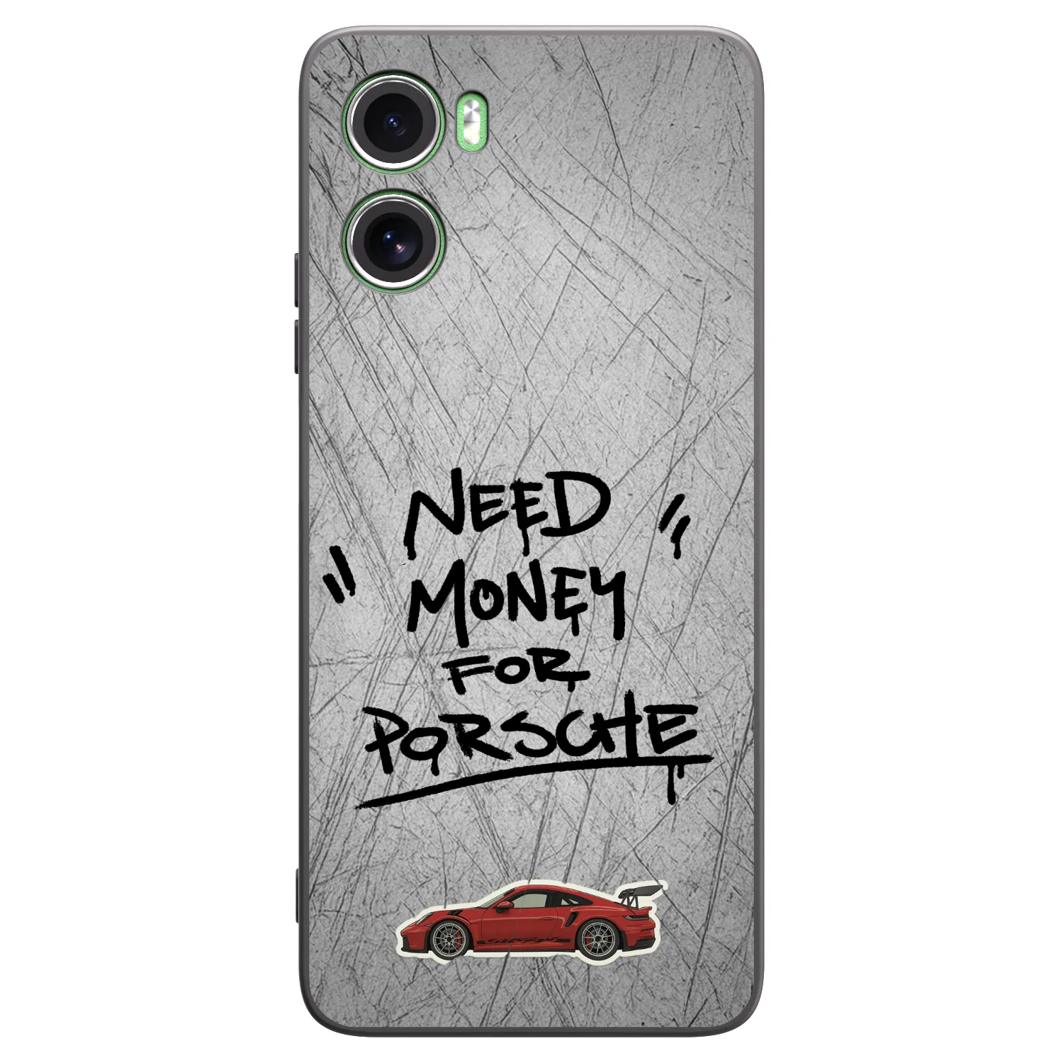 Picasee fekete szilikon tok az alábbi mobiltelefonokra Motorola Moto G06 - Grey Drift
