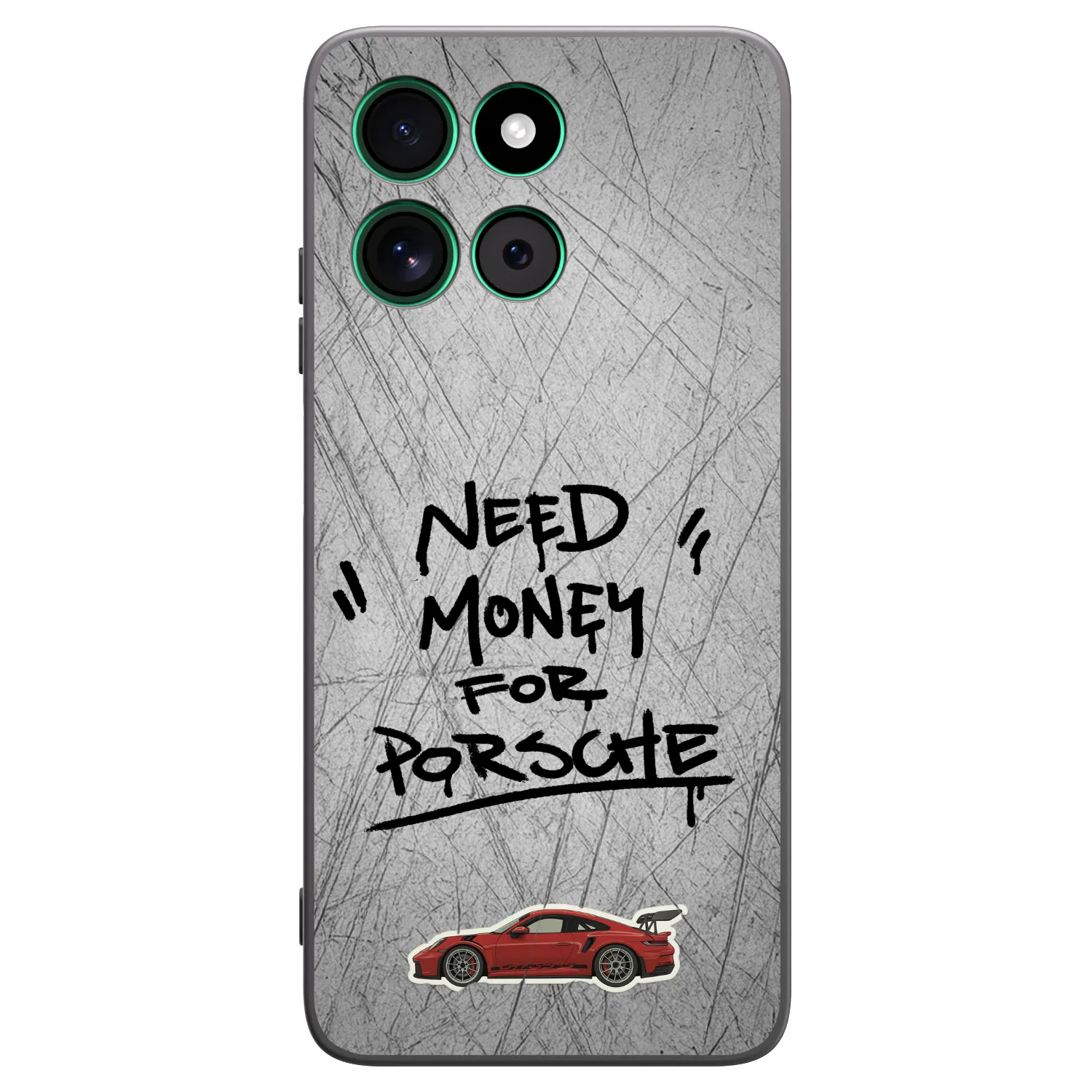 Picasee fekete szilikon tok az alábbi mobiltelefonokra Motorola Moto G57 Power - Grey Drift
