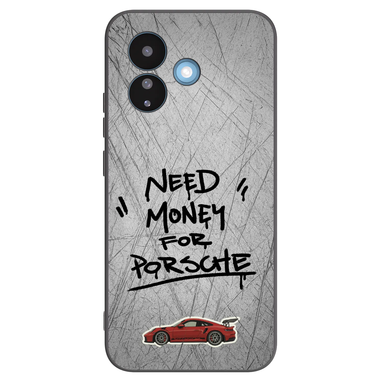 Picasee fekete szilikon tok az alábbi mobiltelefonokra Xiaomi Redmi Note 17 Pro 5G - Grey Drift