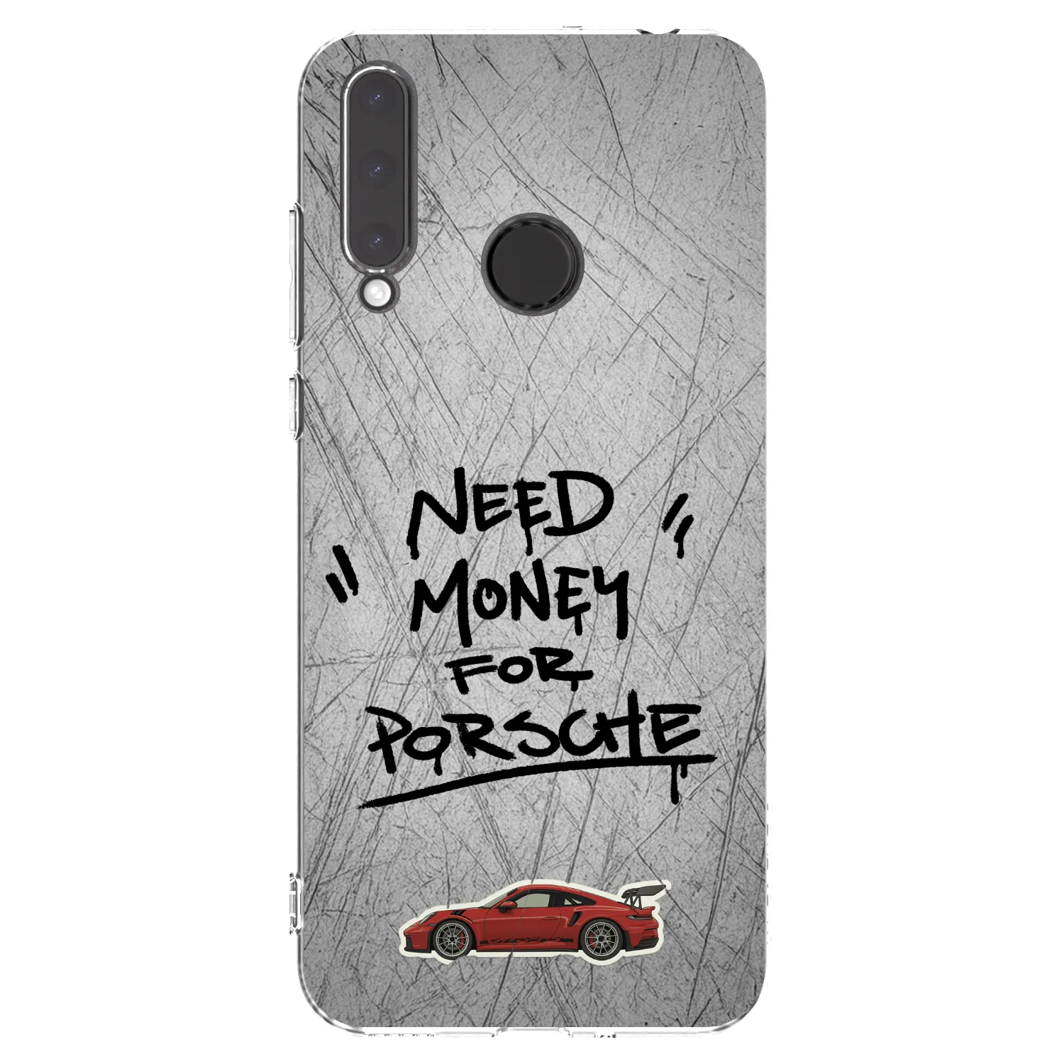 Picasee átlátszó szilikon tok az alábbi mobiltelefonokra Honor 20 Lite - Grey Drift
