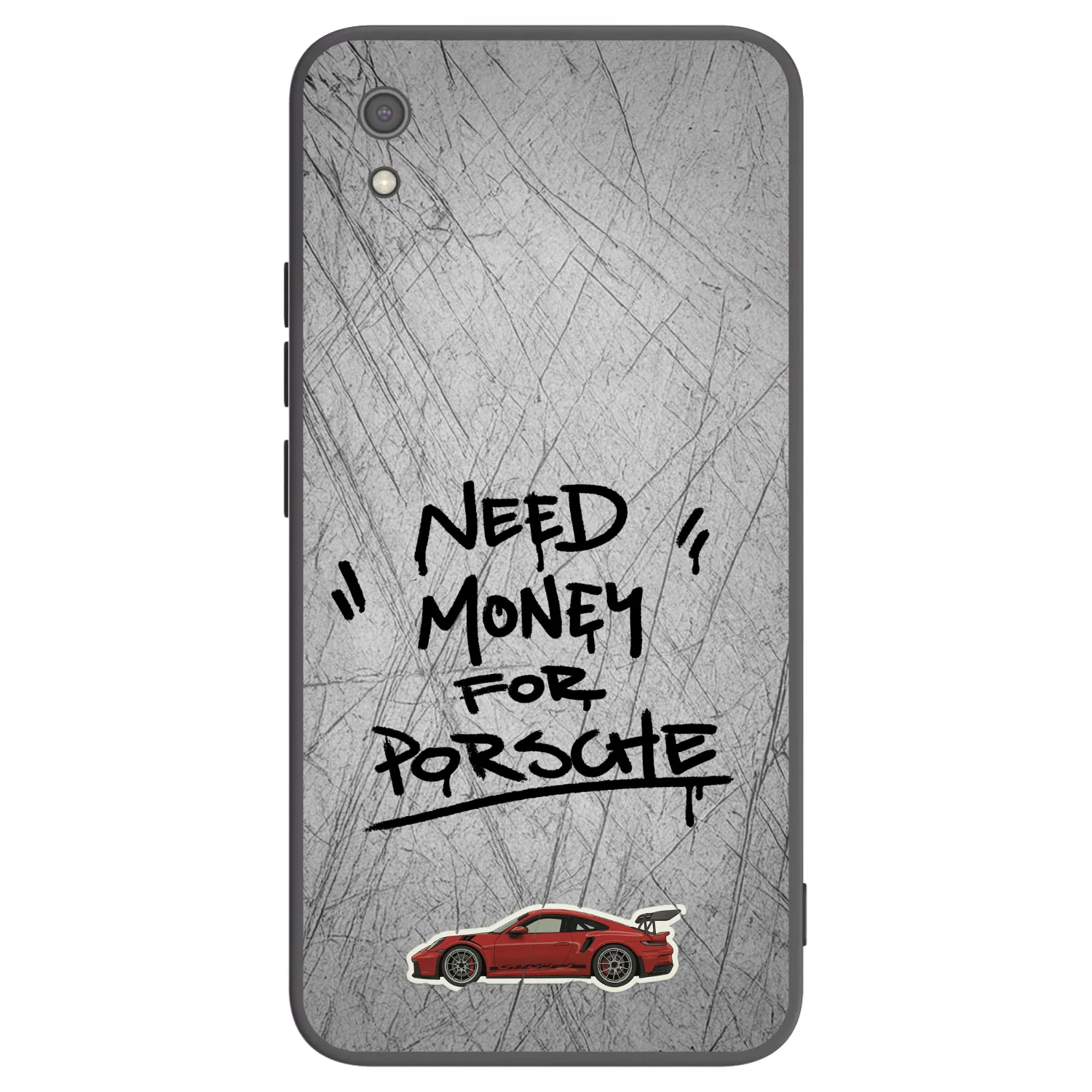 Picasee fekete szilikon tok az alábbi mobiltelefonokra Xiaomi Redmi 7A - Grey Drift