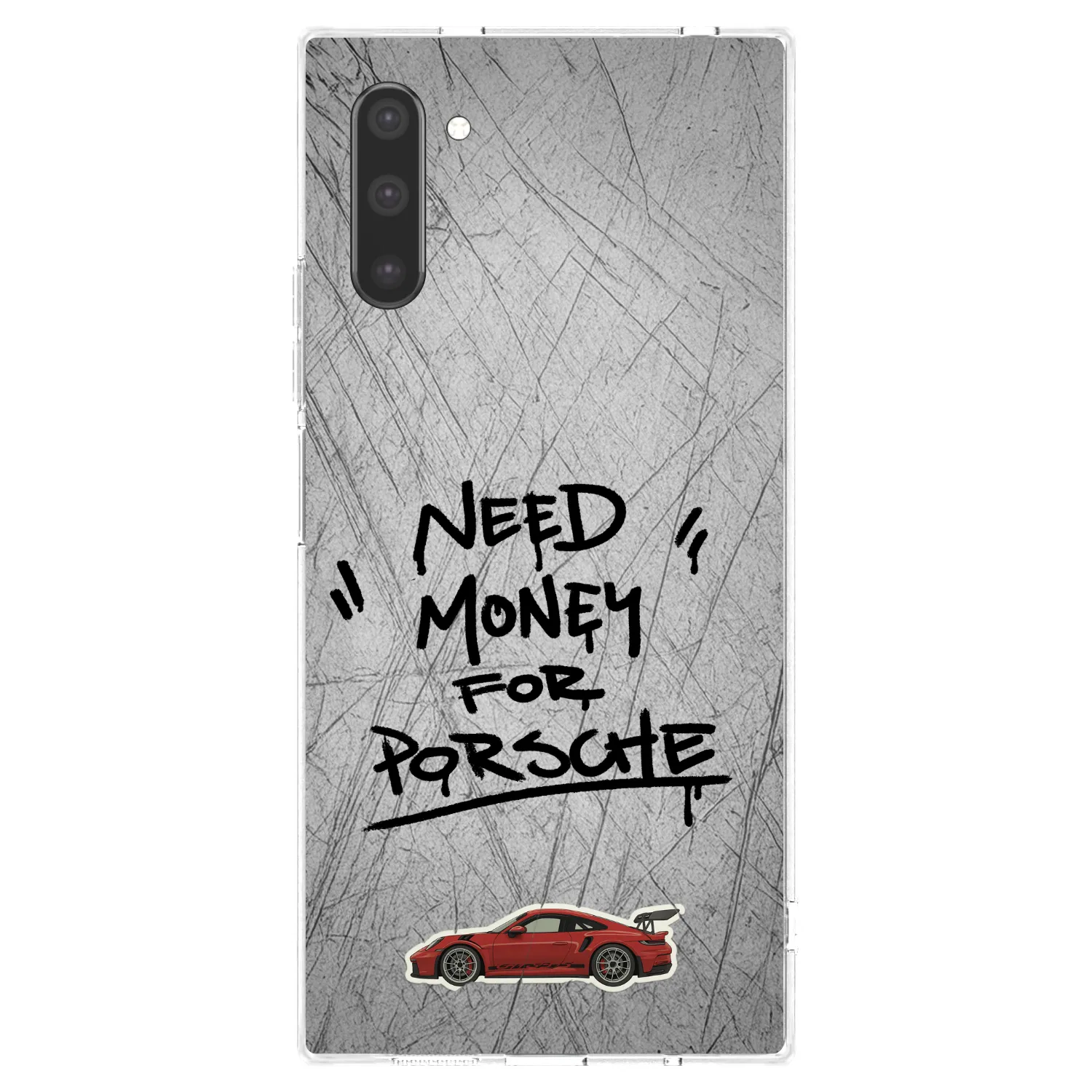 Picasee átlátszó szilikon tok az alábbi mobiltelefonokra Samsung Galaxy Note 10 N970F - Grey Drift