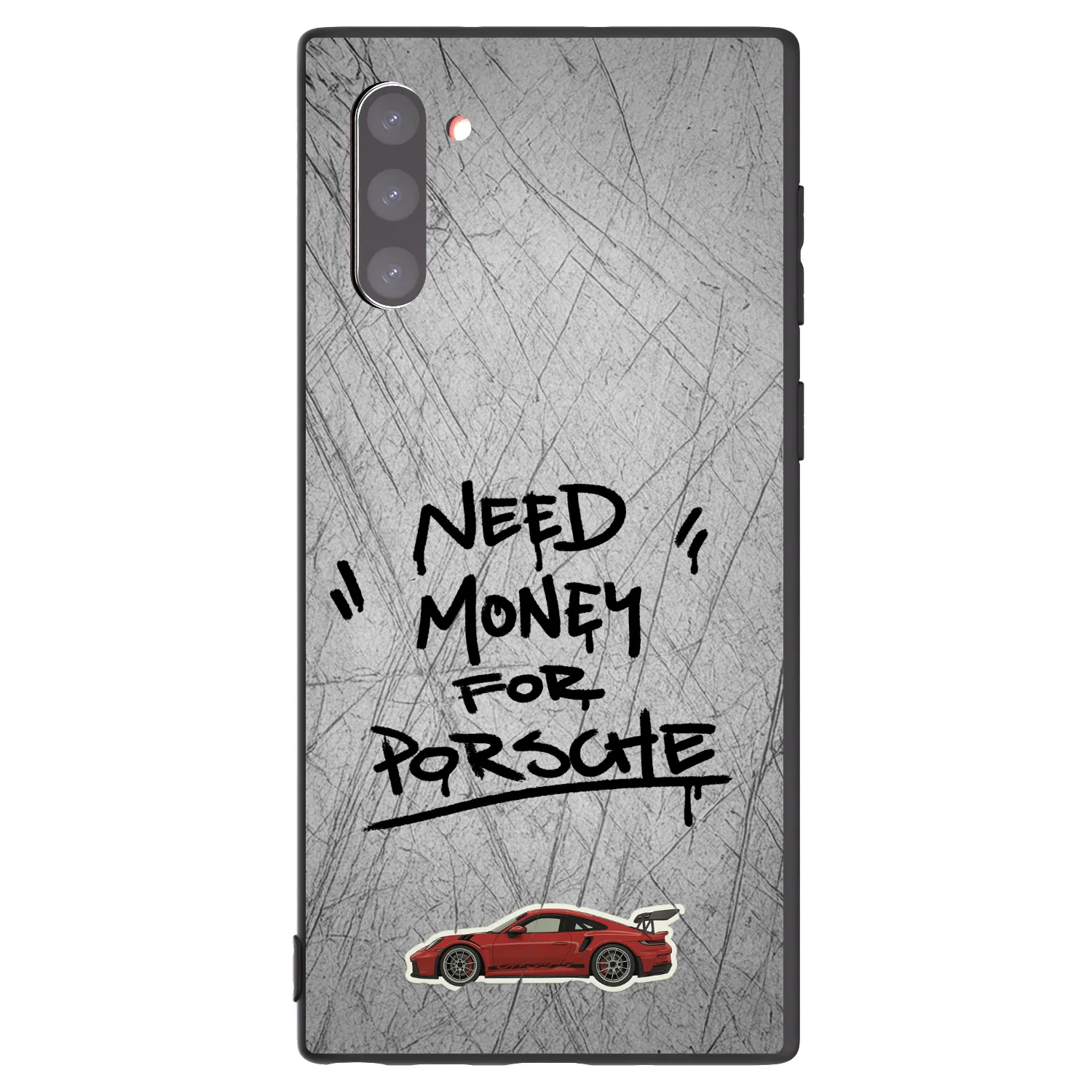 Picasee fekete szilikon tok az alábbi mobiltelefonokra Samsung Galaxy Note 10 N970F - Grey Drift