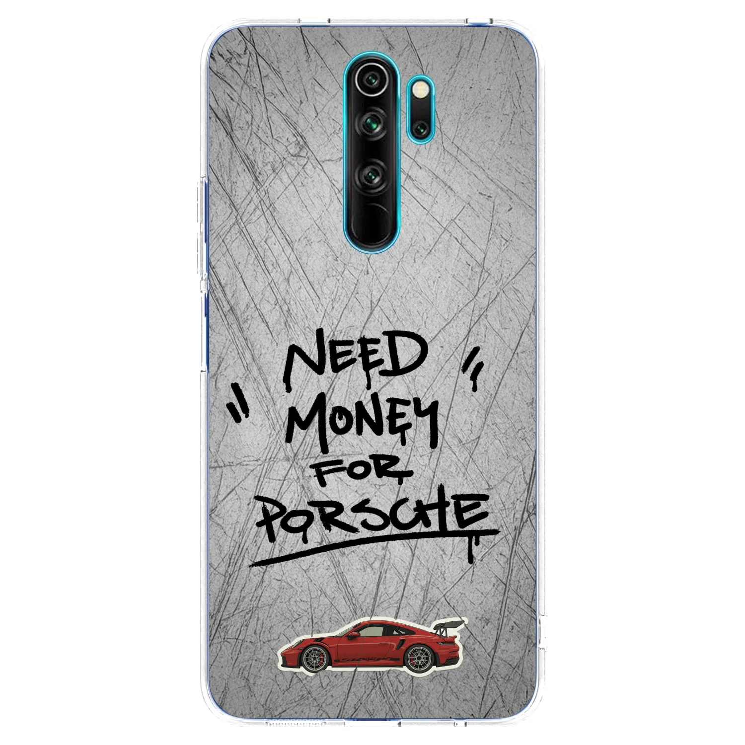 Picasee átlátszó szilikon tok az alábbi mobiltelefonokra Xiaomi Redmi Note 8 Pro - Grey Drift