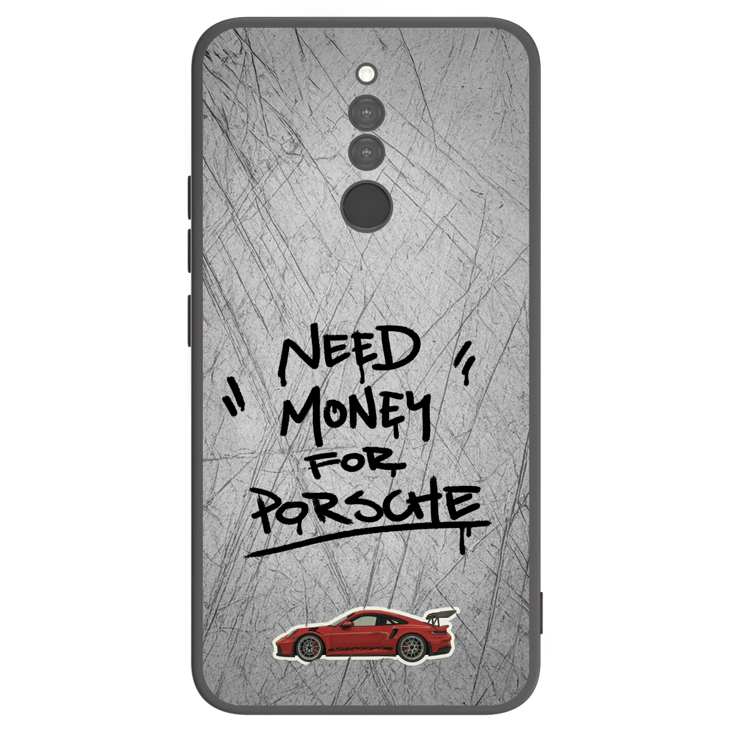 Picasee fekete szilikon tok az alábbi mobiltelefonokra Xiaomi Redmi 8 - Grey Drift