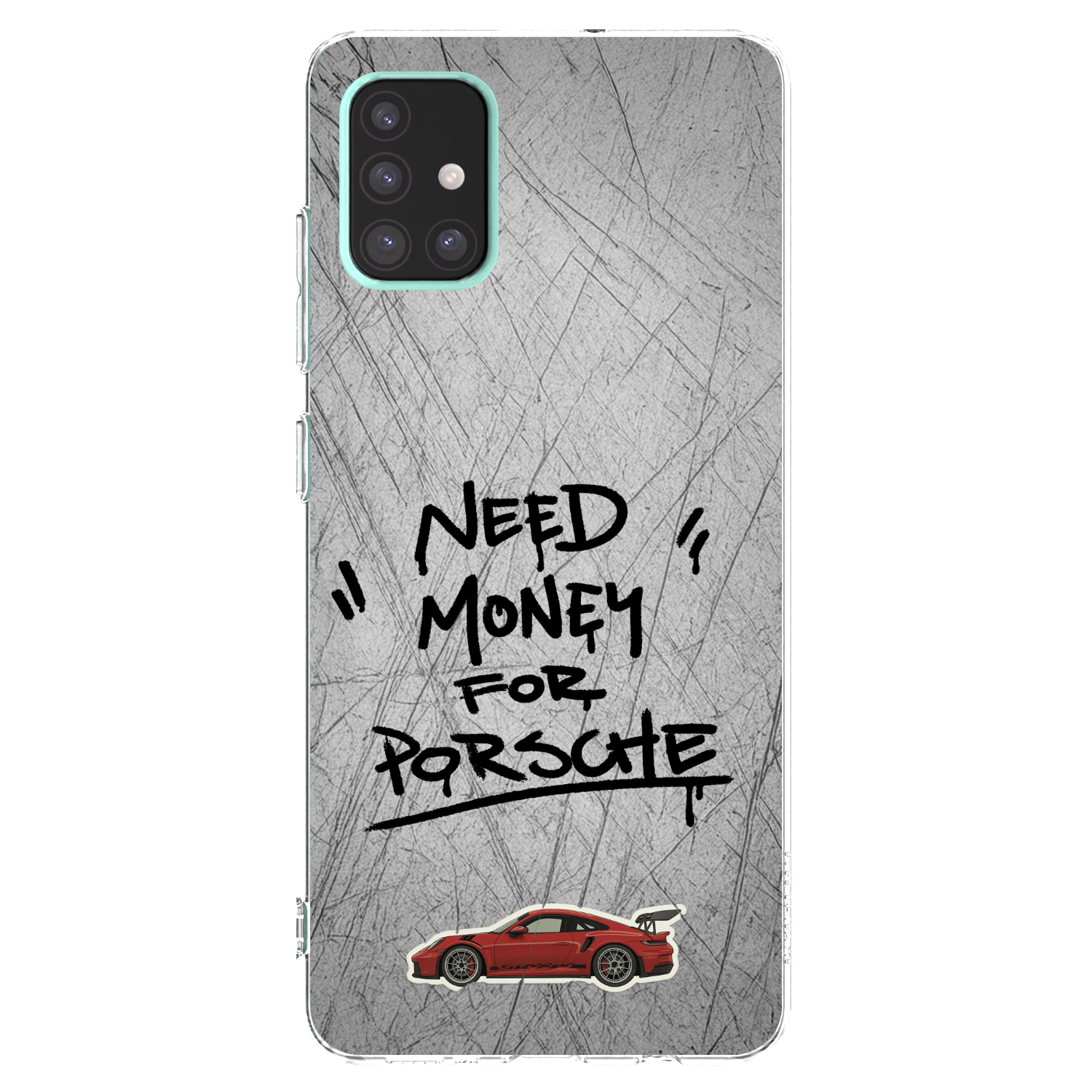 Picasee átlátszó szilikon tok az alábbi mobiltelefonokra Samsung Galaxy A51 A515F - Grey Drift
