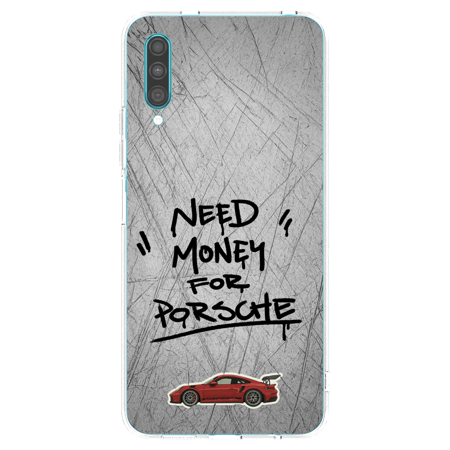 Picasee átlátszó szilikon tok az alábbi mobiltelefonokra Samsung Galaxy A30s A307F - Grey Drift