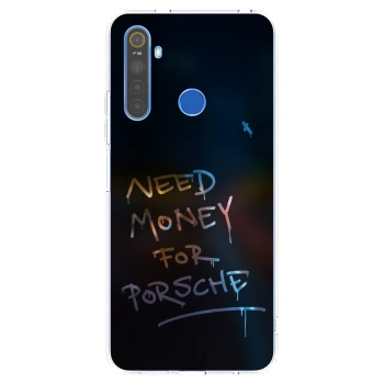 Picasee átlátszó szilikon tok az alábbi mobiltelefonokra Realme 5 - Neon Nights