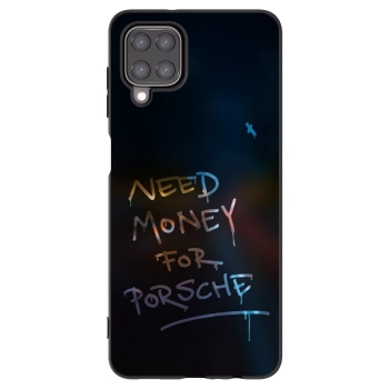 Picasee fekete szilikon tok az alábbi mobiltelefonokra Samsung Galaxy A12 A125F - Neon Nights