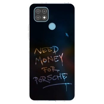 Picasee átlátszó szilikon tok az alábbi mobiltelefonokra Realme C21 - Neon Nights