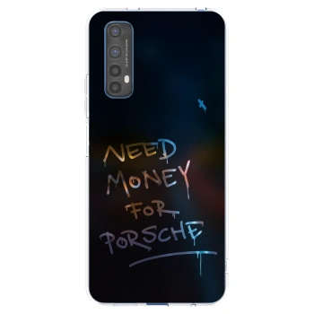 Picasee átlátszó szilikon tok az alábbi mobiltelefonokra Realme 7 - Neon Nights