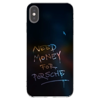 Picasee átlátszó szilikon tok az alábbi mobiltelefonokra Apple iPhone XS Max - Neon Nights
