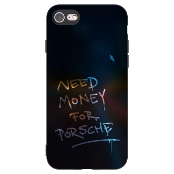 Picasee fekete szilikon tok az alábbi mobiltelefonokra Apple iPhone SE 2022 - Neon Nights