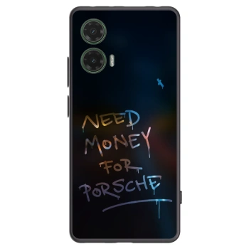 Picasee fekete szilikon tok az alábbi mobiltelefonokra Motorola Moto G35 5G - Neon Nights