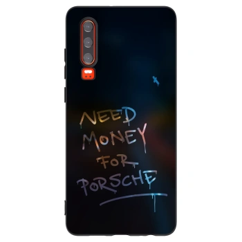Picasee fekete szilikon tok az alábbi mobiltelefonokra Huawei P30 - Neon Nights