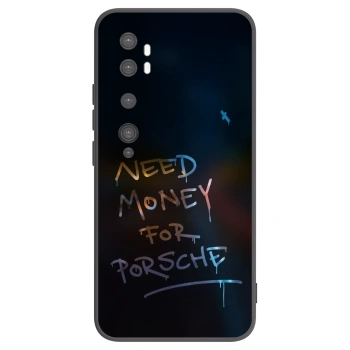 Picasee fekete szilikon tok az alábbi mobiltelefonokra Xiaomi Mi Note 10 (Pro) - Neon Nights