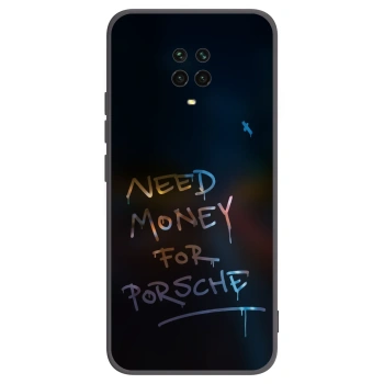 Picasee fekete szilikon tok az alábbi mobiltelefonokra Xiaomi Redmi Note 9 Pro - Neon Nights