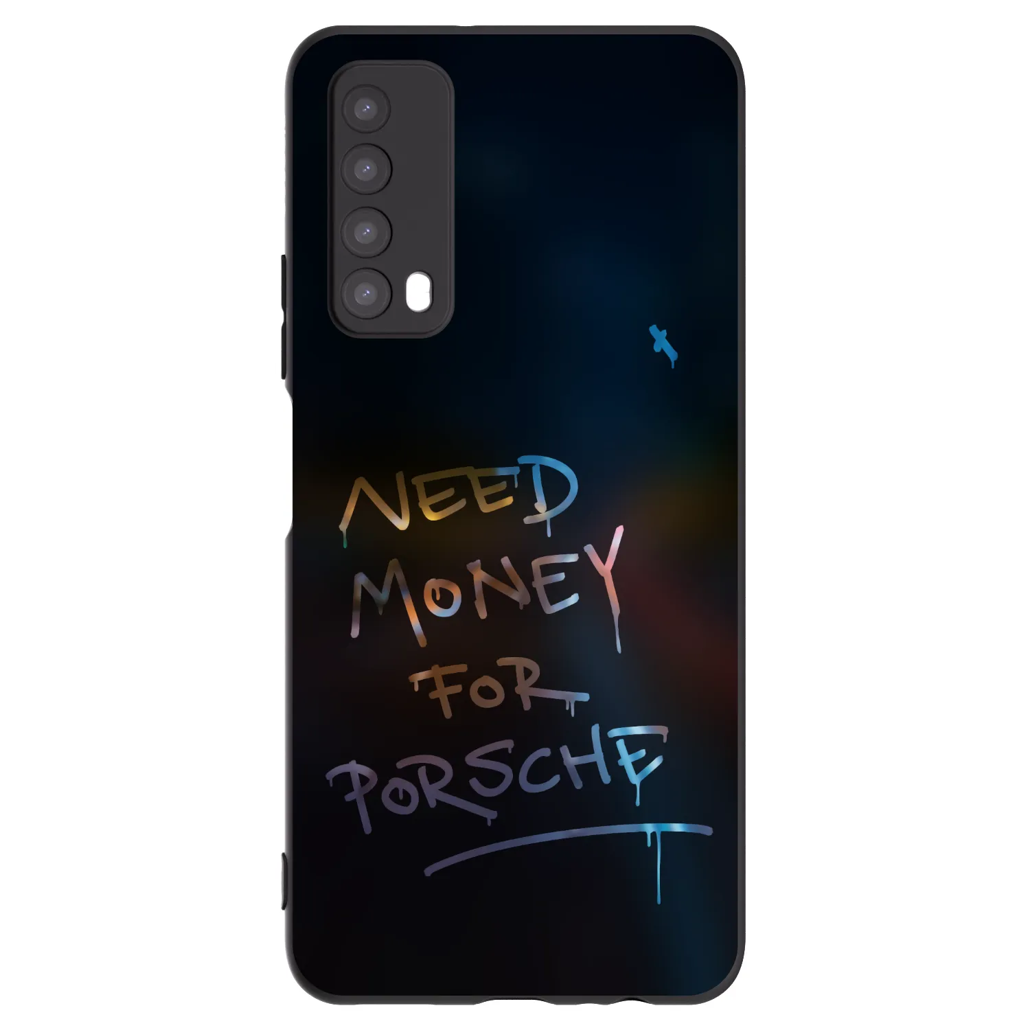 Picasee fekete szilikon tok az alábbi mobiltelefonokra Huawei P Smart 2021 - Neon Nights