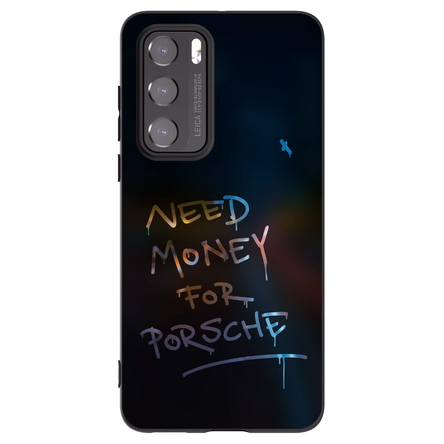 Picasee fekete szilikon tok az alábbi mobiltelefonokra Huawei P40 - Neon Nights