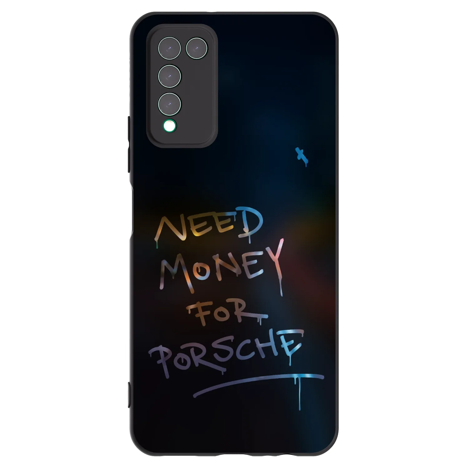 Picasee fekete szilikon tok az alábbi mobiltelefonokra Honor 10X Lite - Neon Nights