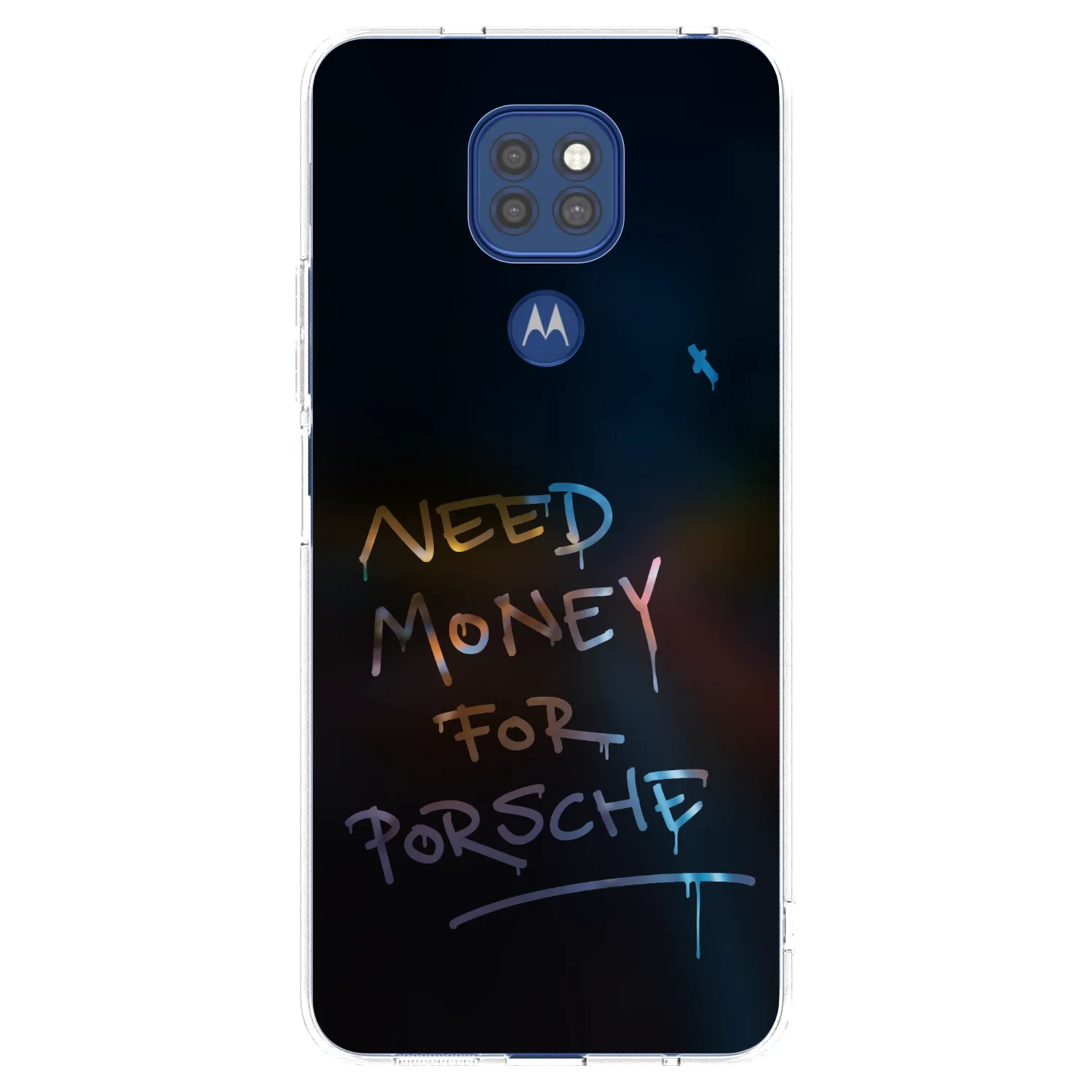 Picasee átlátszó szilikon tok az alábbi mobiltelefonokra Motorola Moto G9 Play - Neon Nights