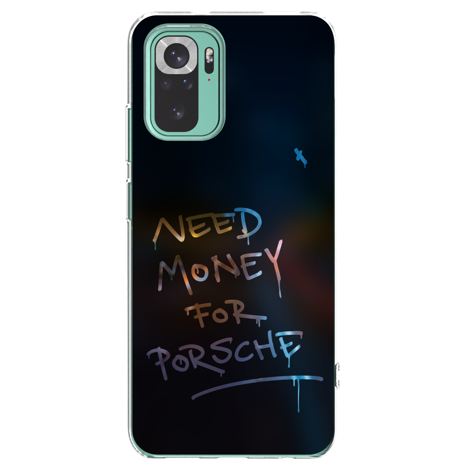 Picasee átlátszó szilikon tok az alábbi mobiltelefonokra Xiaomi Redmi Note 10 Pro - Neon Nights