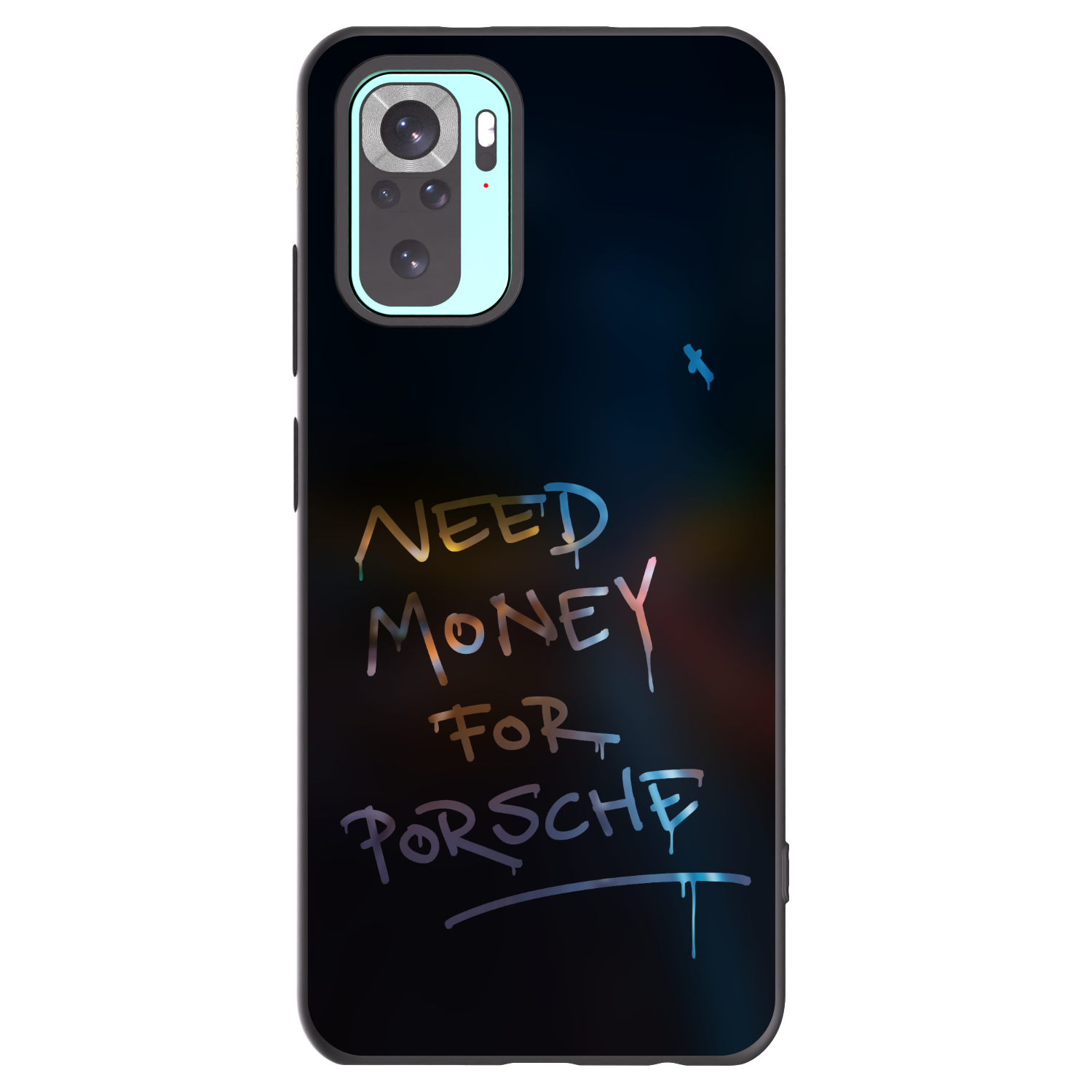 Picasee fekete szilikon tok az alábbi mobiltelefonokra Xiaomi Redmi Note 10 Pro - Neon Nights