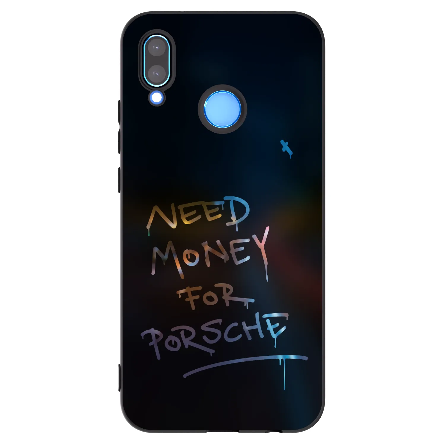 Picasee fekete szilikon tok az alábbi mobiltelefonokra Huawei P20 Lite - Neon Nights