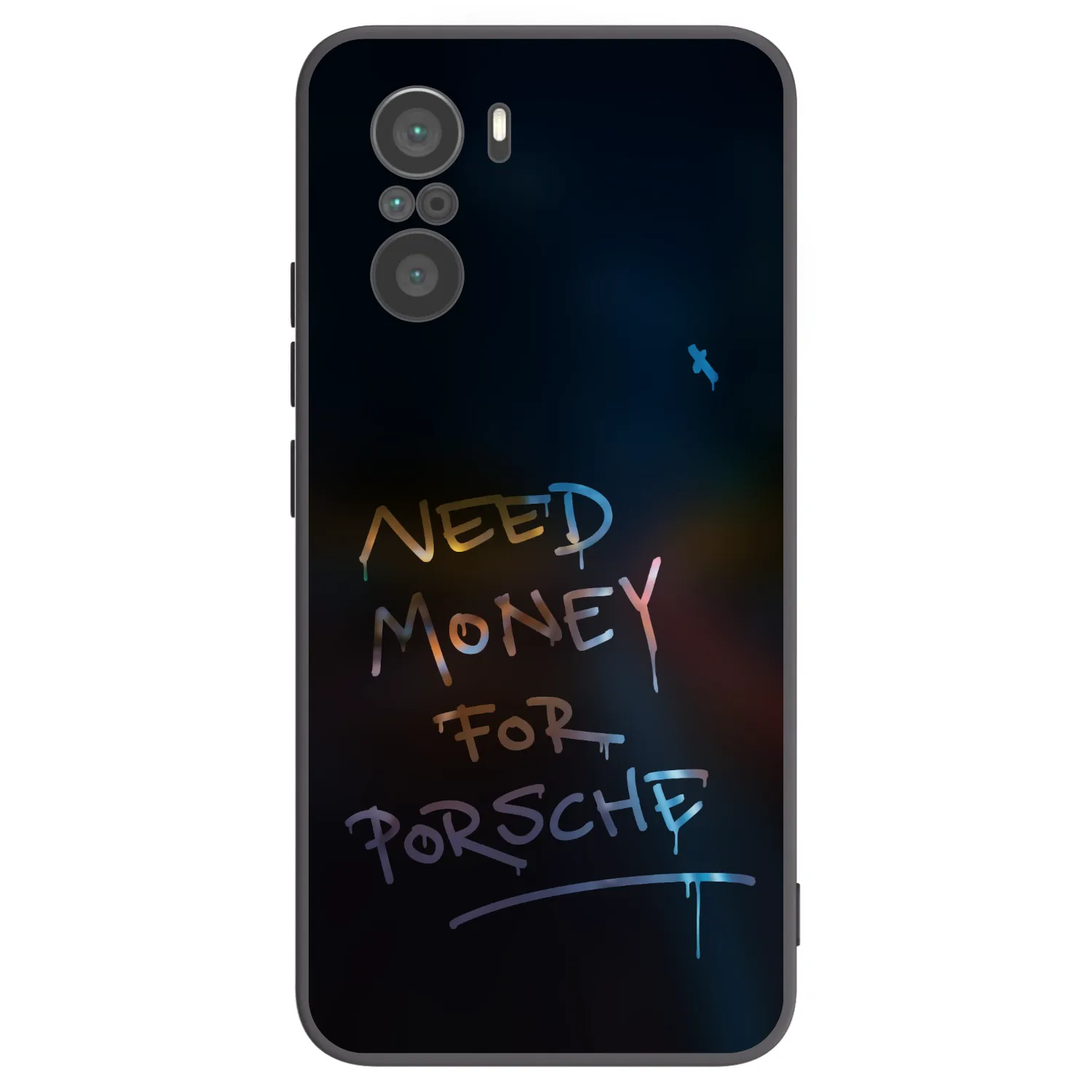 Picasee fekete szilikon tok az alábbi mobiltelefonokra Xiaomi Poco F3 - Neon Nights