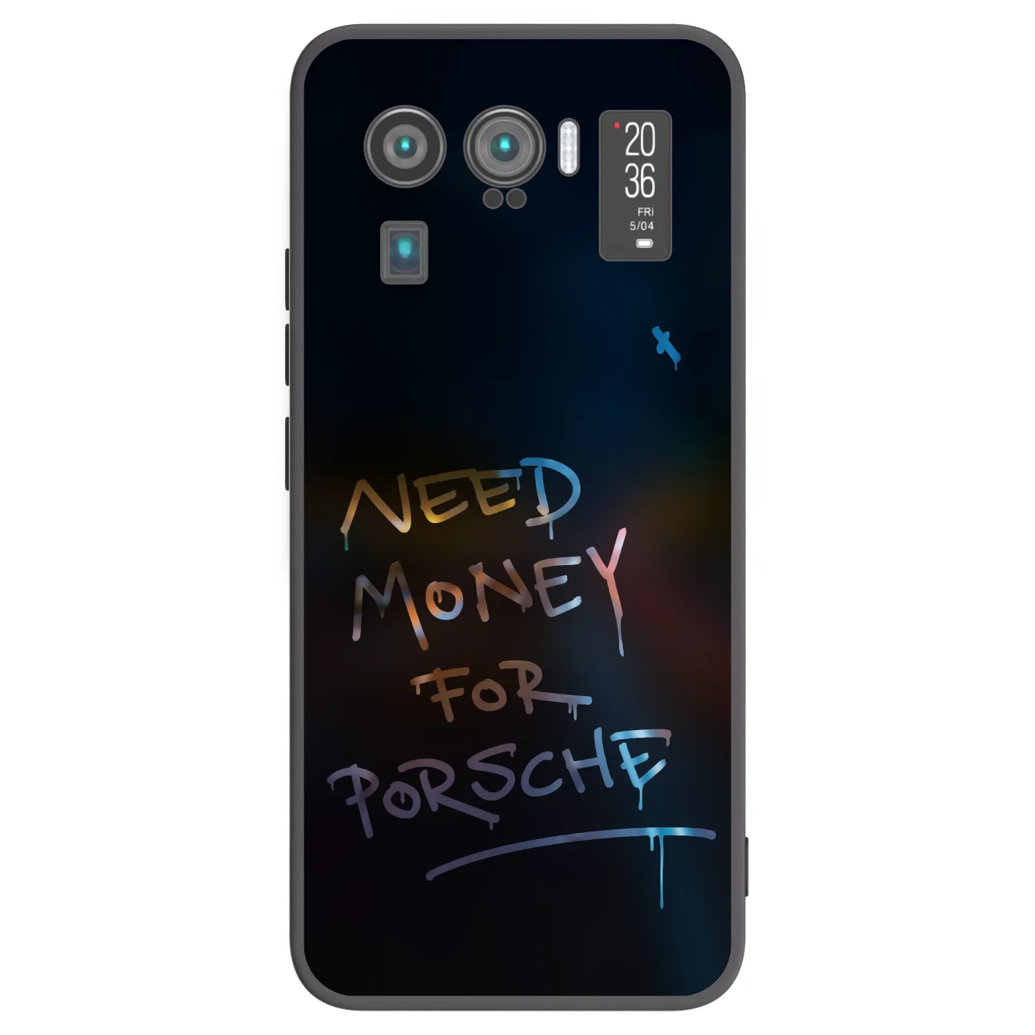 Picasee fekete szilikon tok az alábbi mobiltelefonokra Xiaomi Mi 11 Ultra - Neon Nights