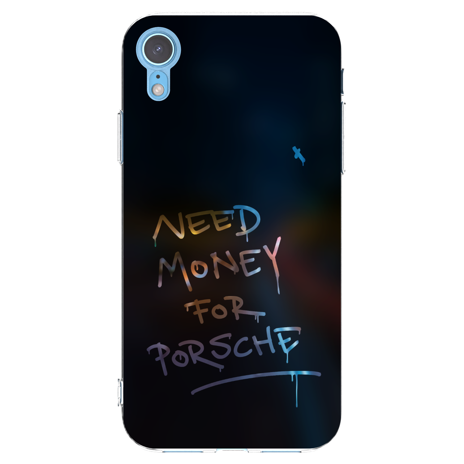 Picasee átlátszó szilikon tok az alábbi mobiltelefonokra Apple iPhone XR - Neon Nights