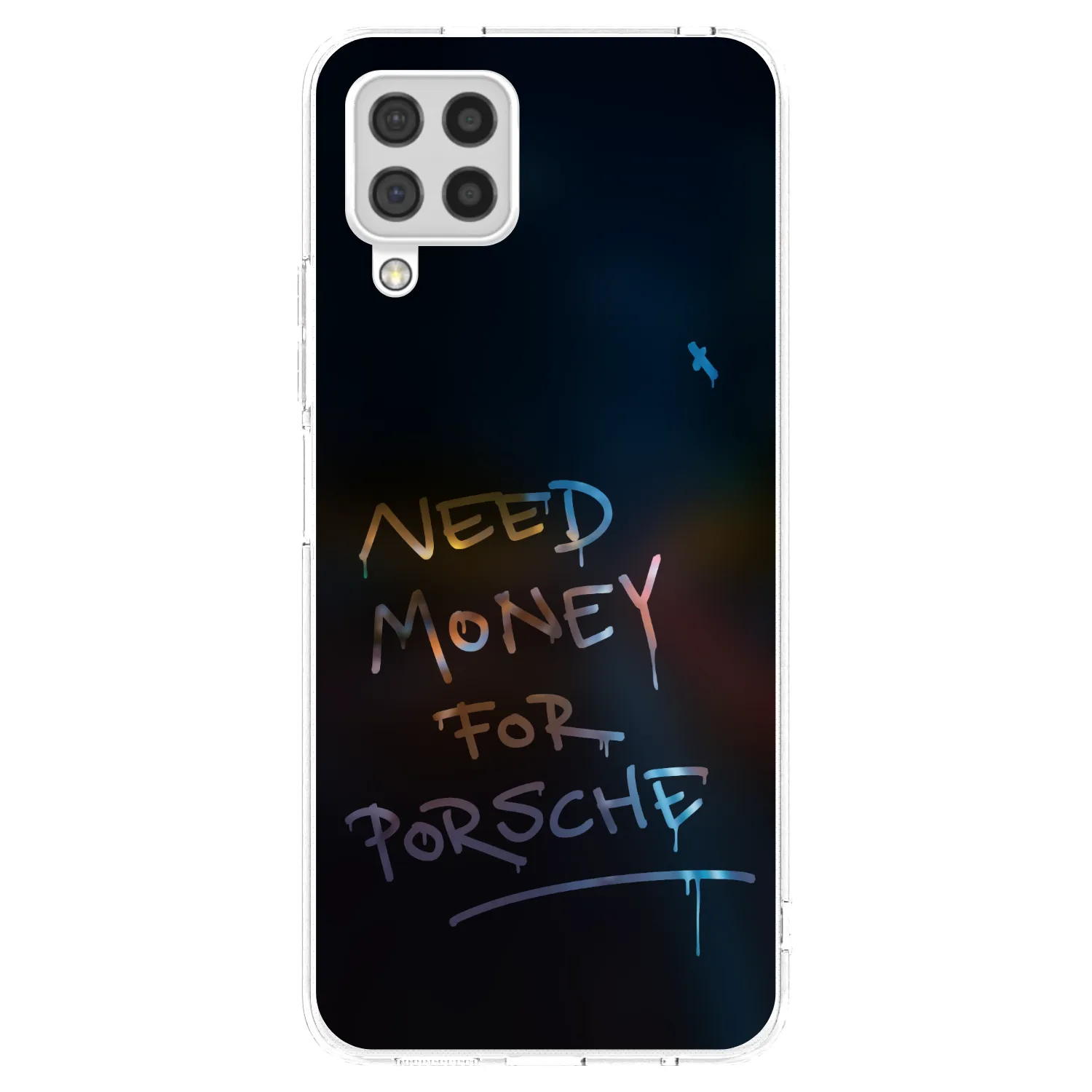 Picasee átlátszó szilikon tok az alábbi mobiltelefonokra Samsung Galaxy A22 A225F 4G - Neon Nights