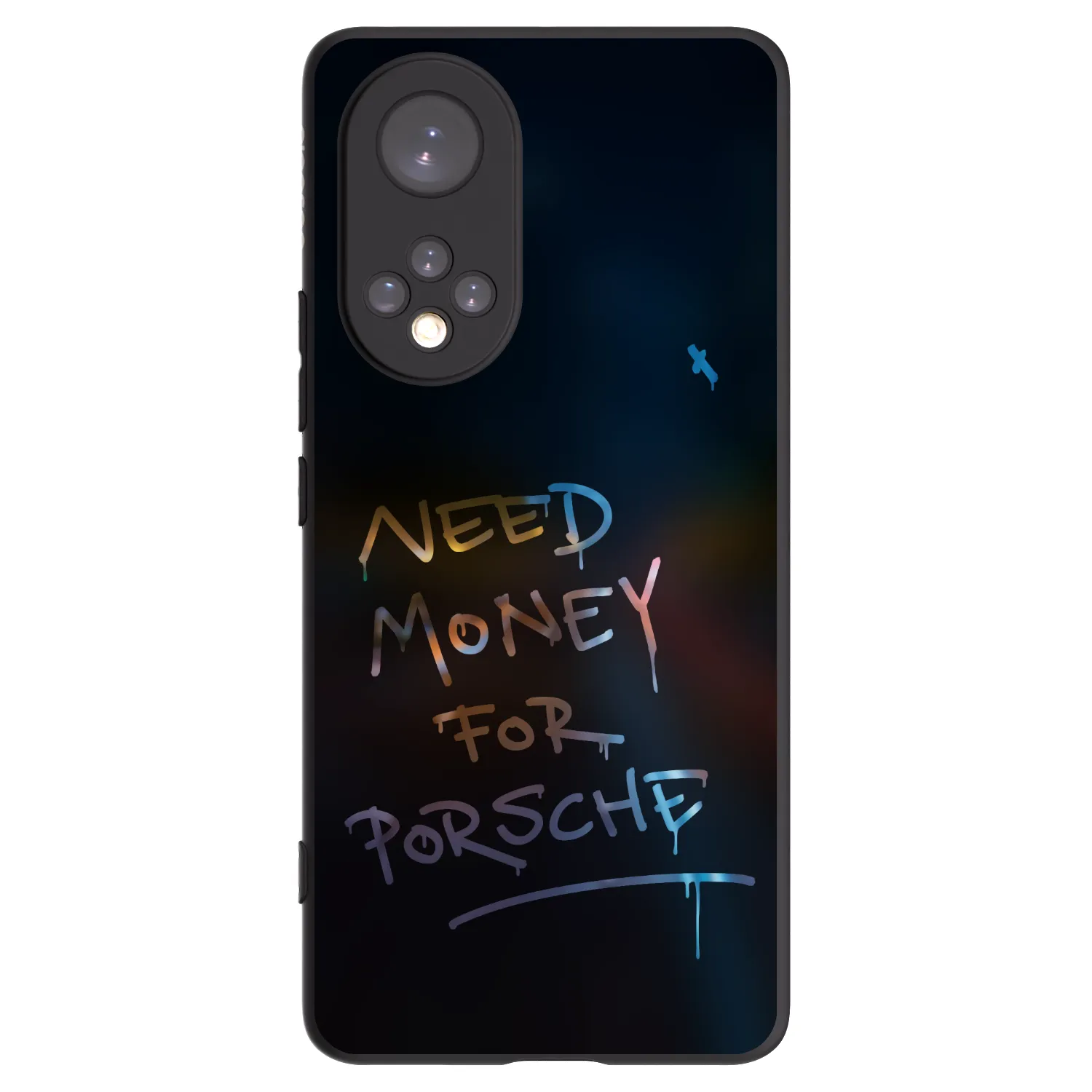 Picasee fekete szilikon tok az alábbi mobiltelefonokra Honor 50 5G - Neon Nights