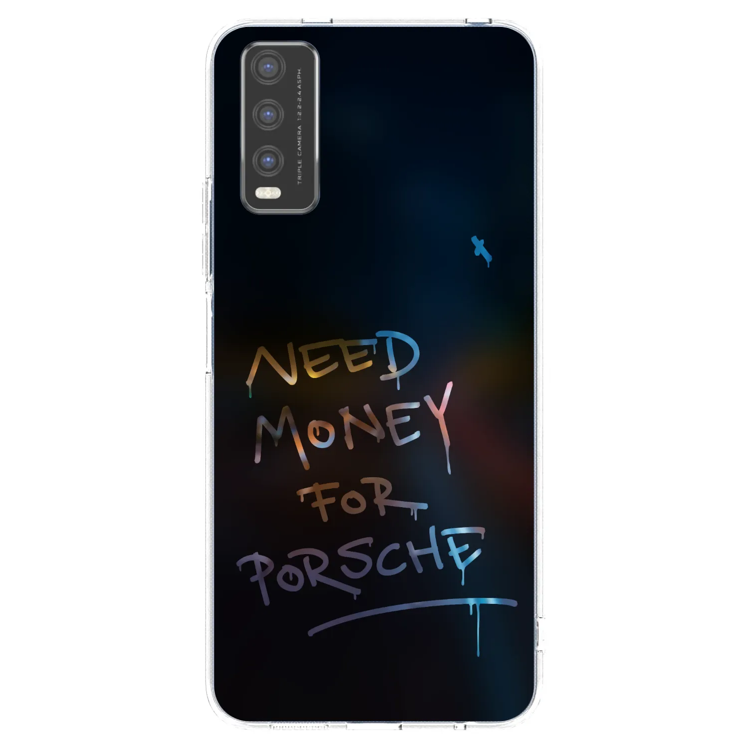 Picasee átlátszó szilikon tok az alábbi mobiltelefonokra Vivo Y20s - Neon Nights