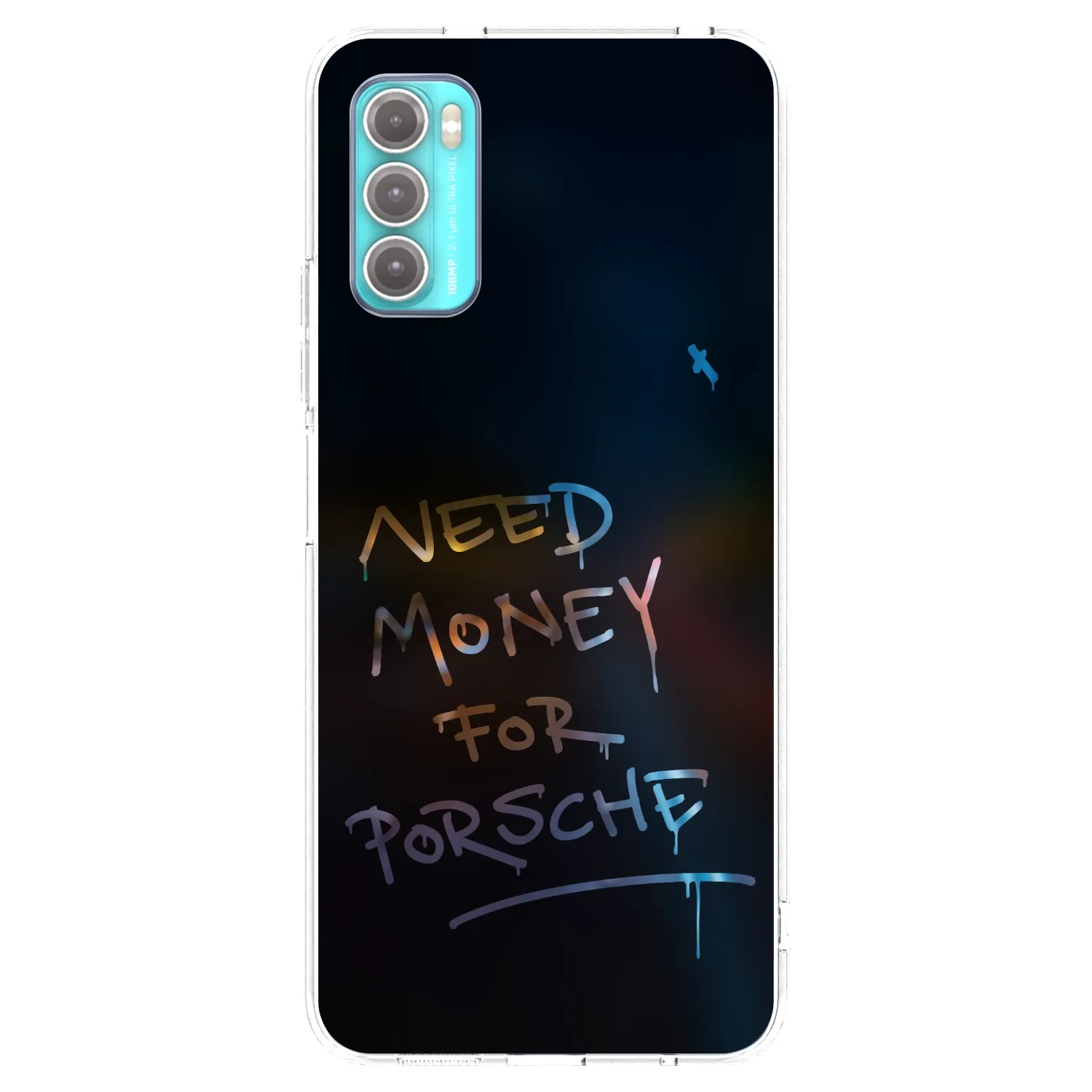 Picasee átlátszó szilikon tok az alábbi mobiltelefonokra Motorola Moto G60 - Neon Nights