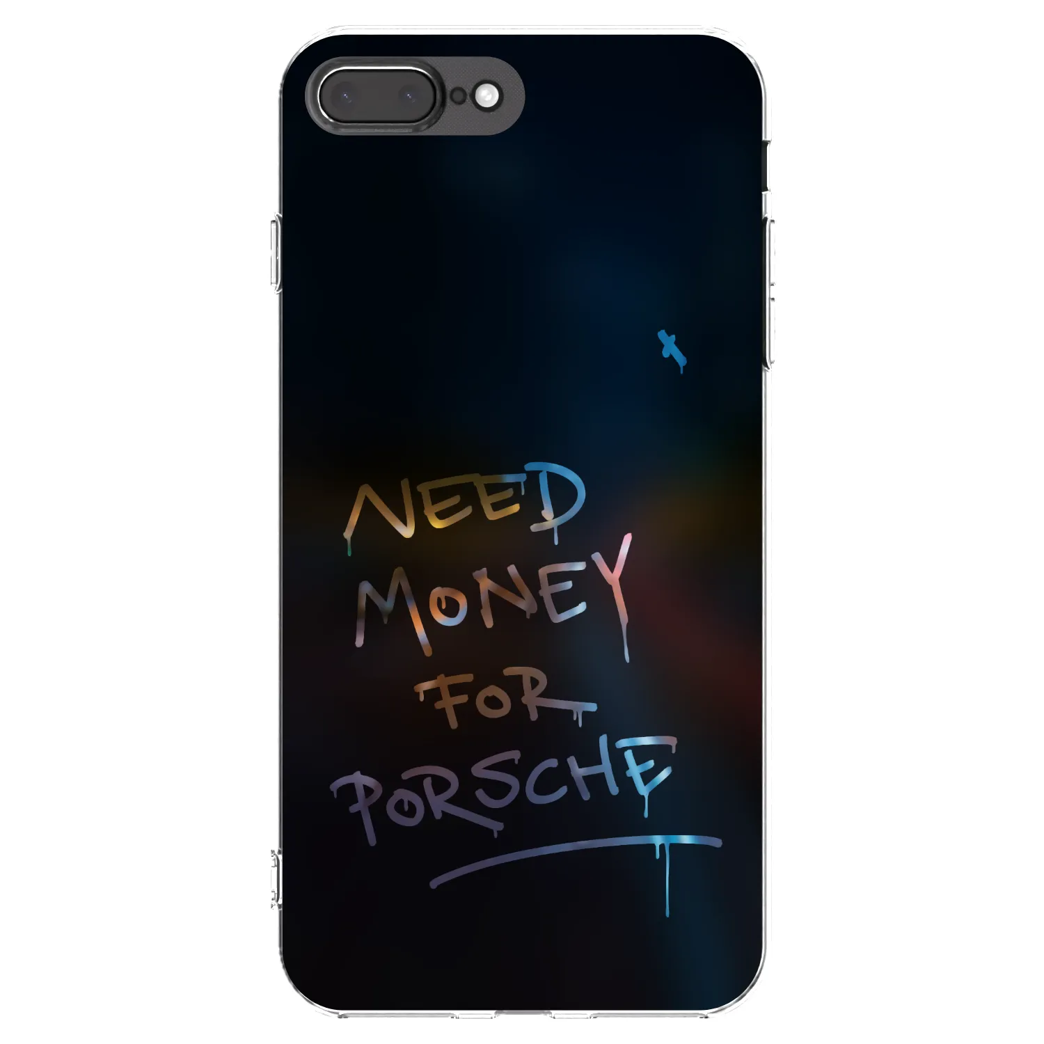 Picasee átlátszó szilikon tok az alábbi mobiltelefonokra Apple iPhone 7 Plus - Neon Nights