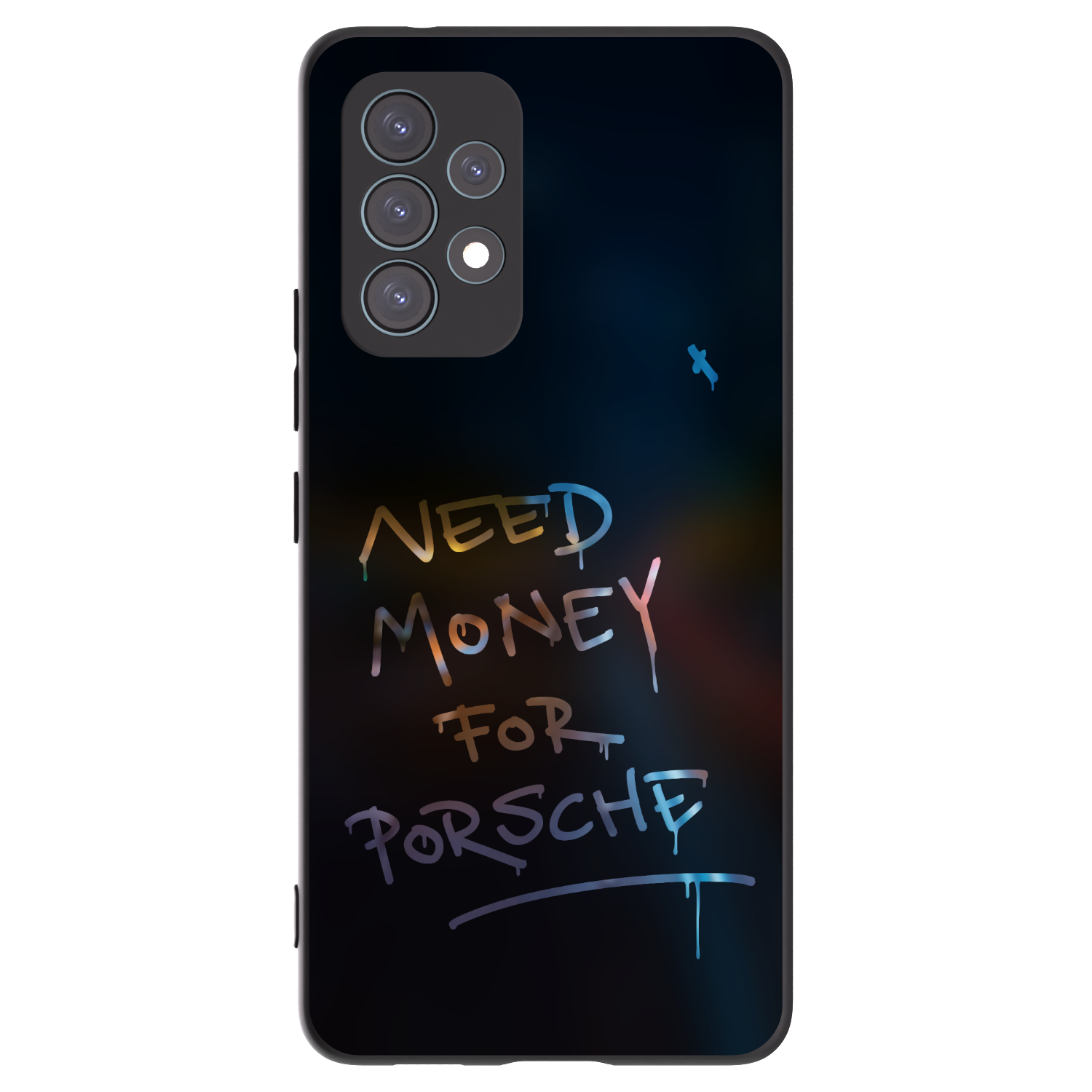 Picasee fekete szilikon tok az alábbi mobiltelefonokra Samsung Galaxy A53 5G A536 - Neon Nights