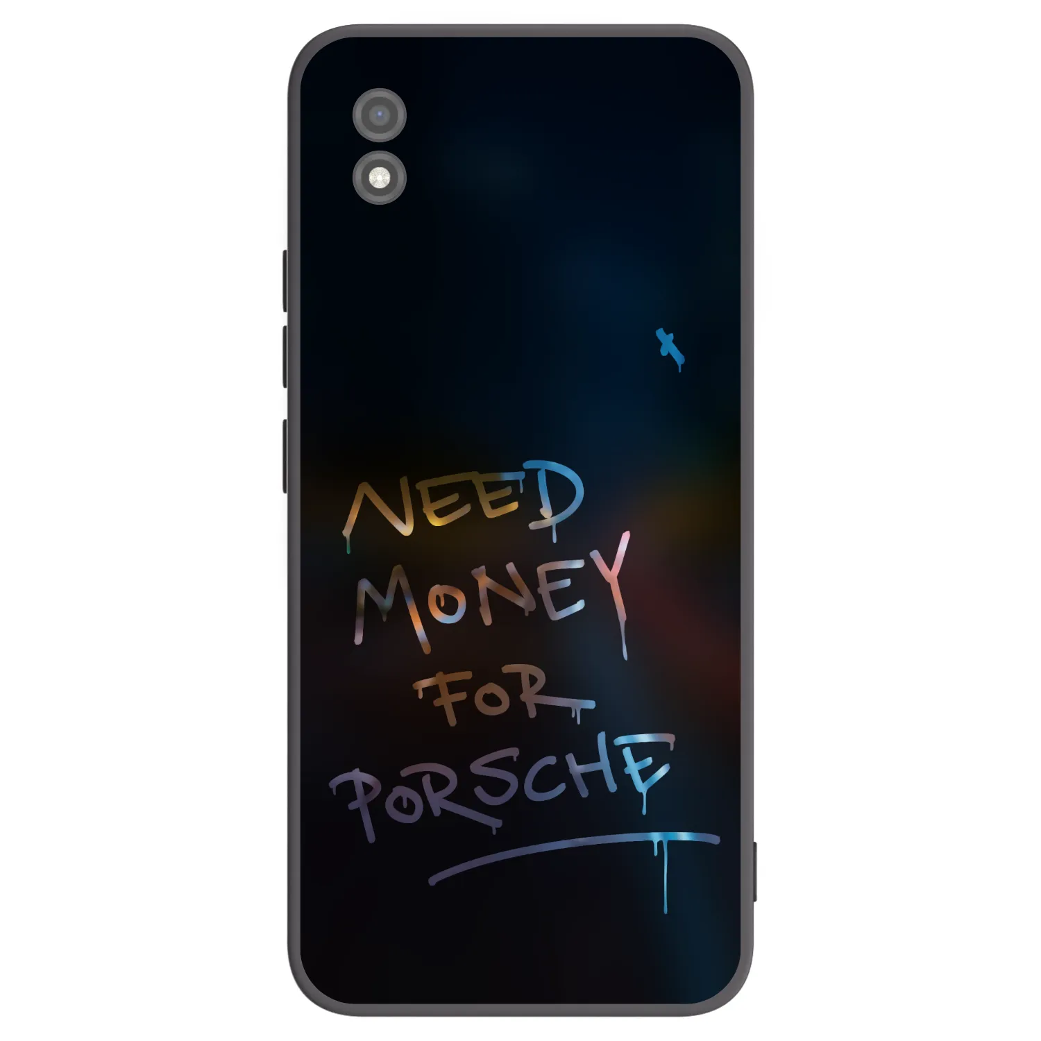 Picasee fekete szilikon tok az alábbi mobiltelefonokra Realme C11 (2021) - Neon Nights