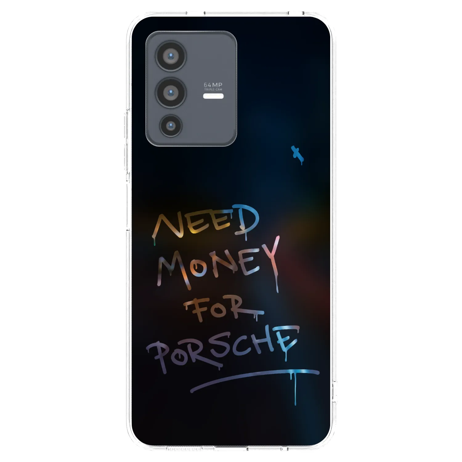 Picasee átlátszó szilikon tok az alábbi mobiltelefonokra Vivo V23 5G - Neon Nights