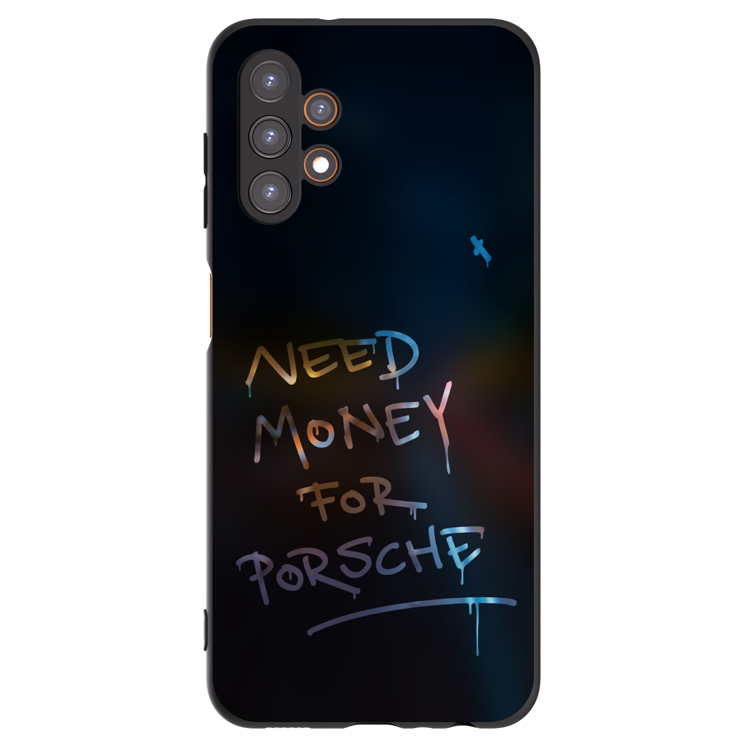 Picasee fekete szilikon tok az alábbi mobiltelefonokra Samsung Galaxy A13 4G A135 - Neon Nights