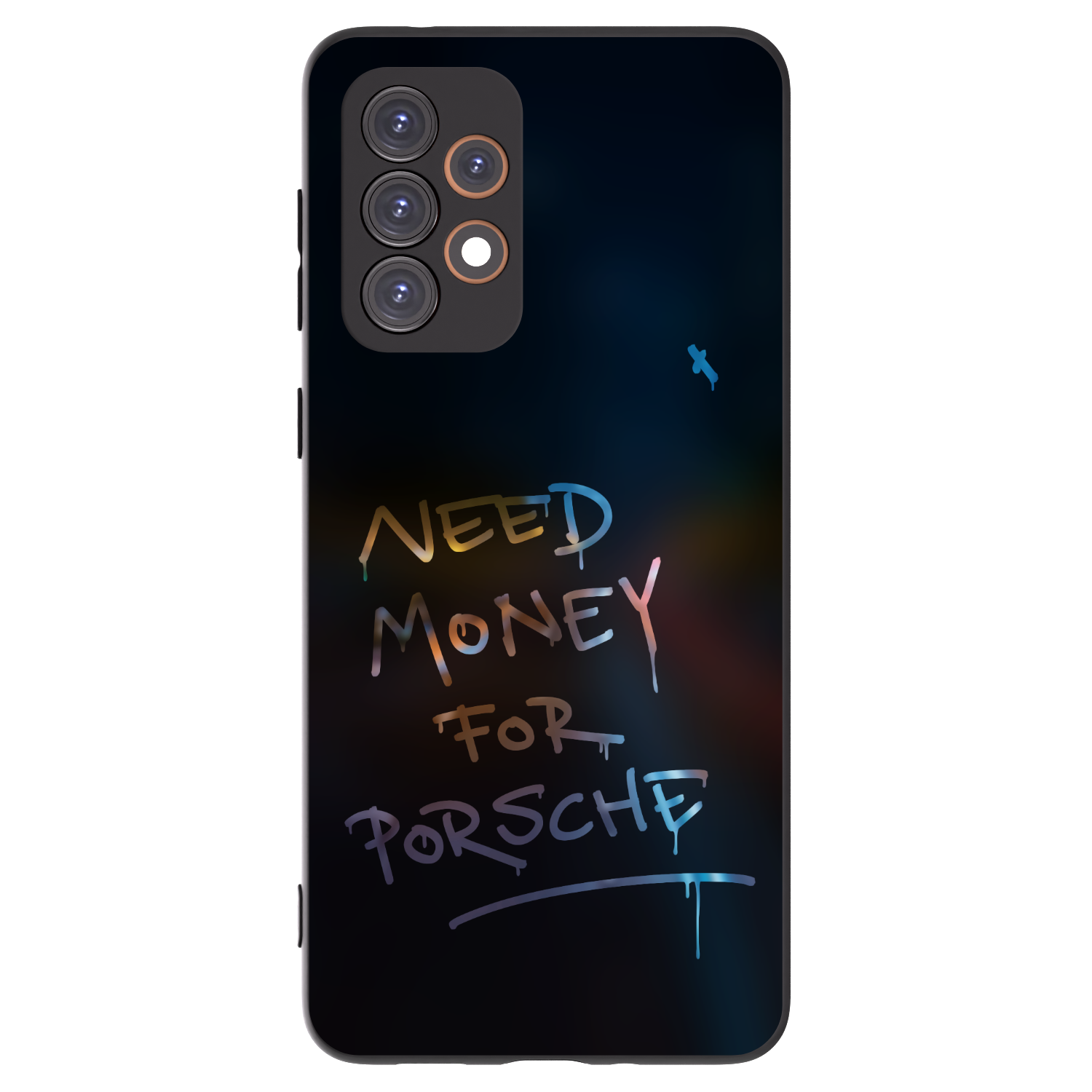 Picasee fekete szilikon tok az alábbi mobiltelefonokra Samsung Galaxy A33 5G A336 - Neon Nights